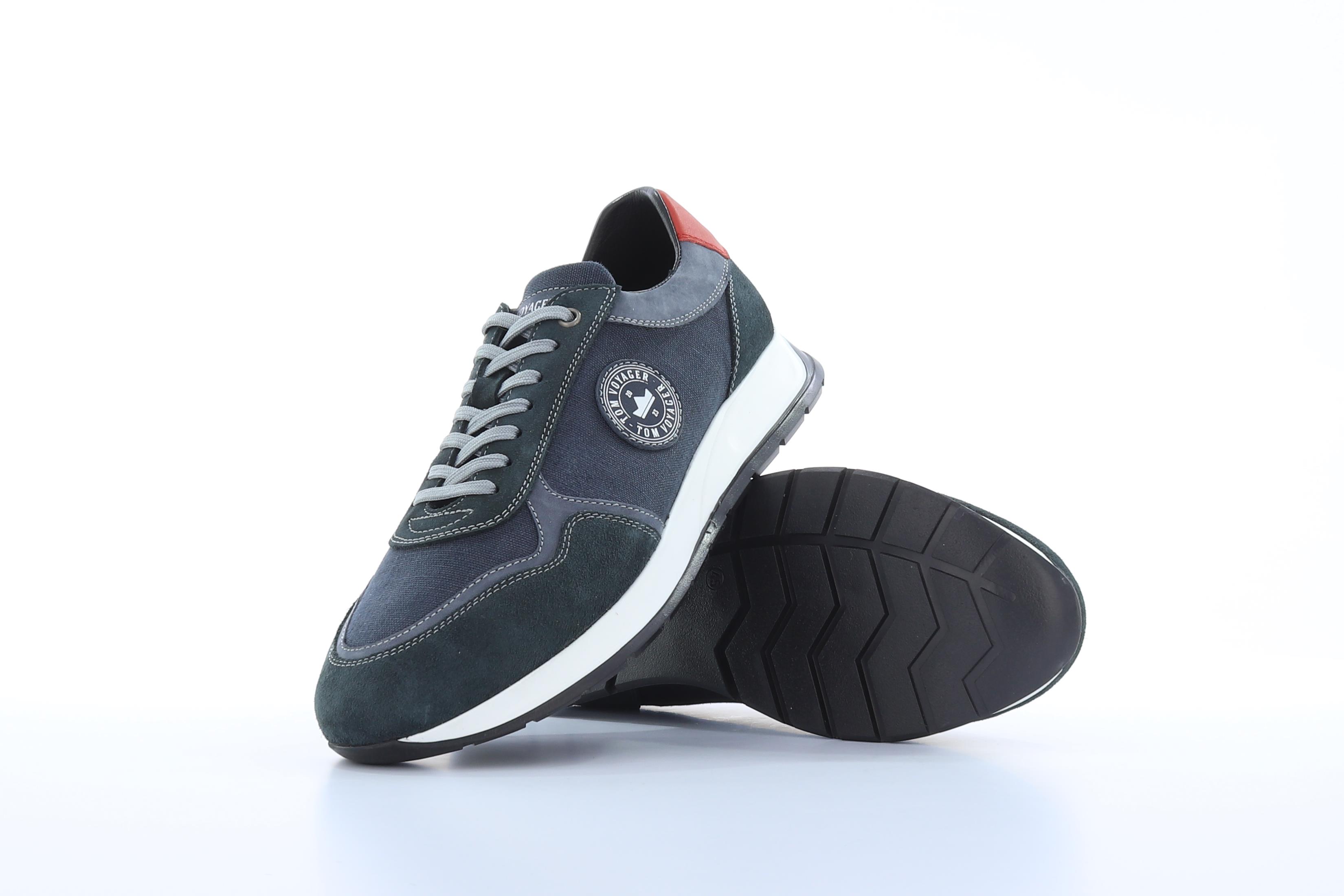 Tom Voyager Blue Denim Sneakers