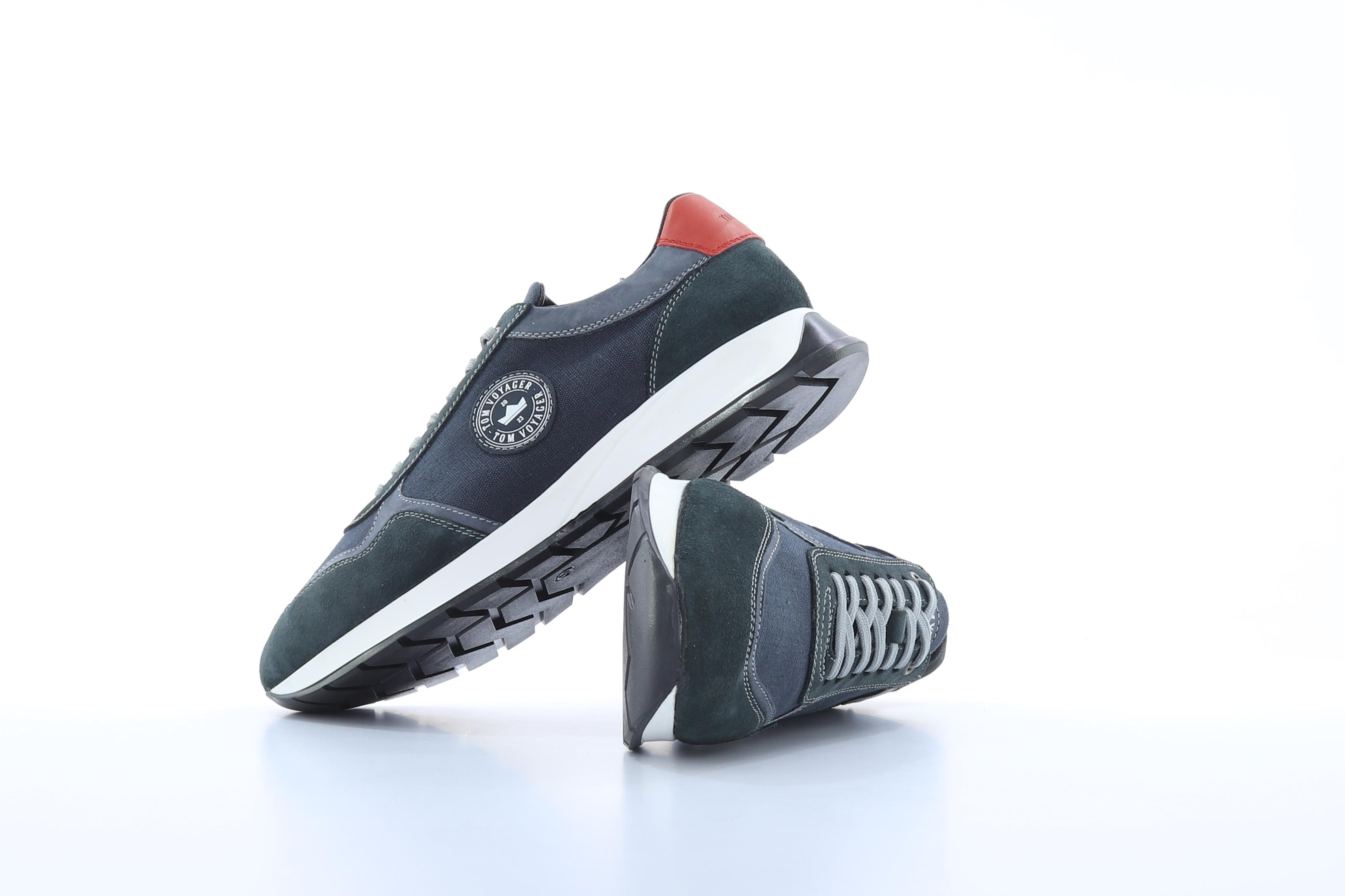 Tom Voyager Blue Denim Sneakers
