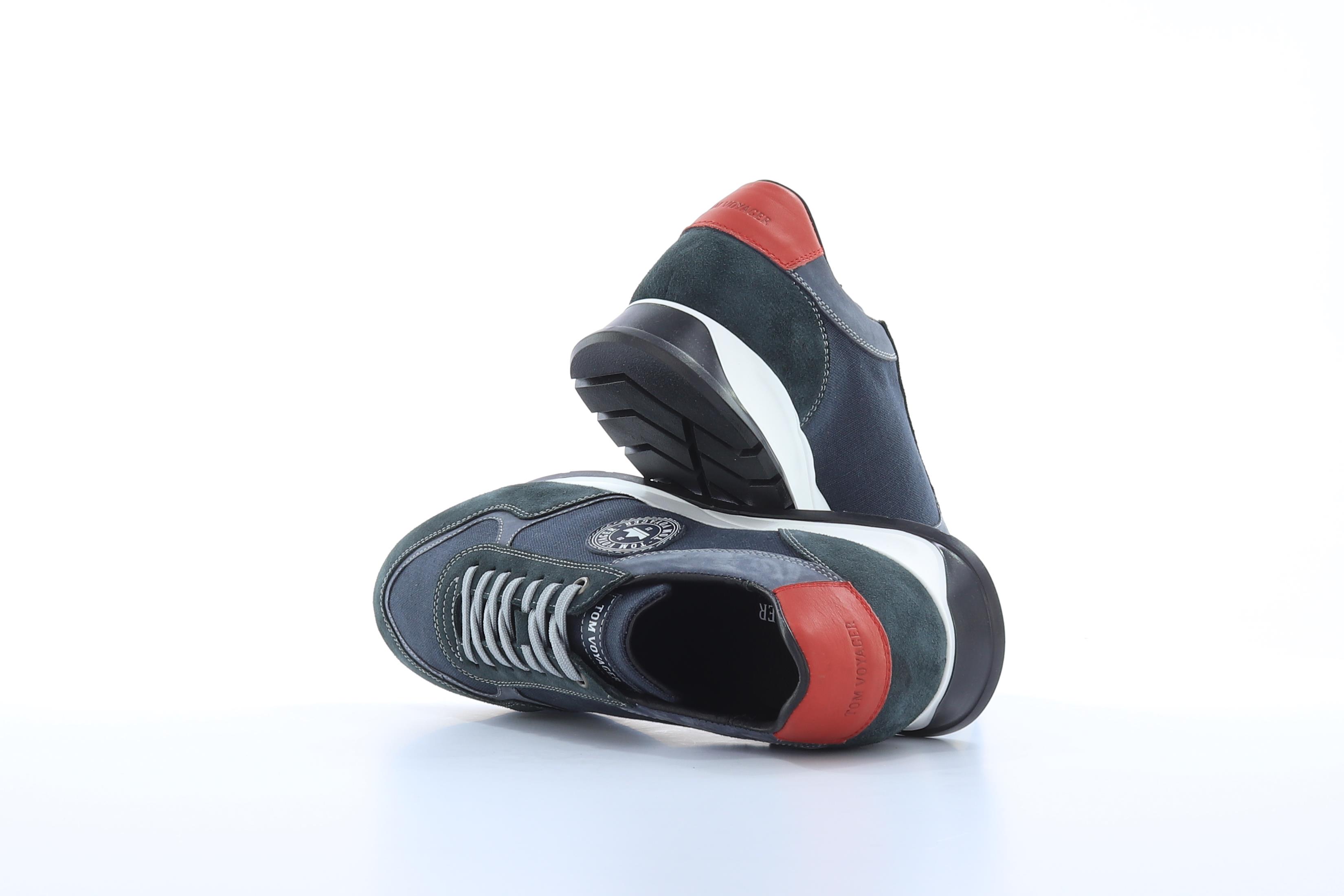 Tom Voyager Blue Denim Sneakers