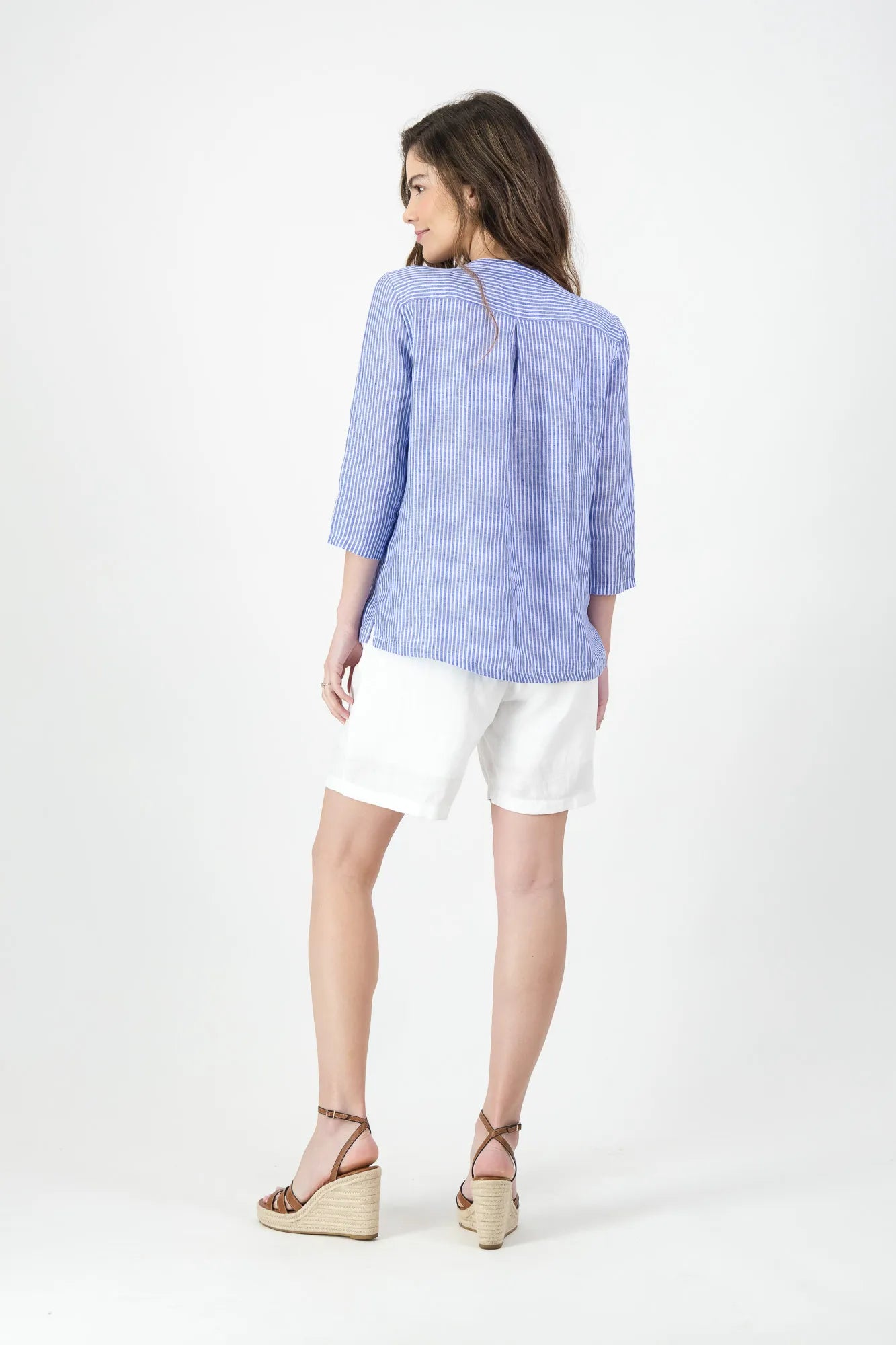 Celeste Linen Ladies Shirt
