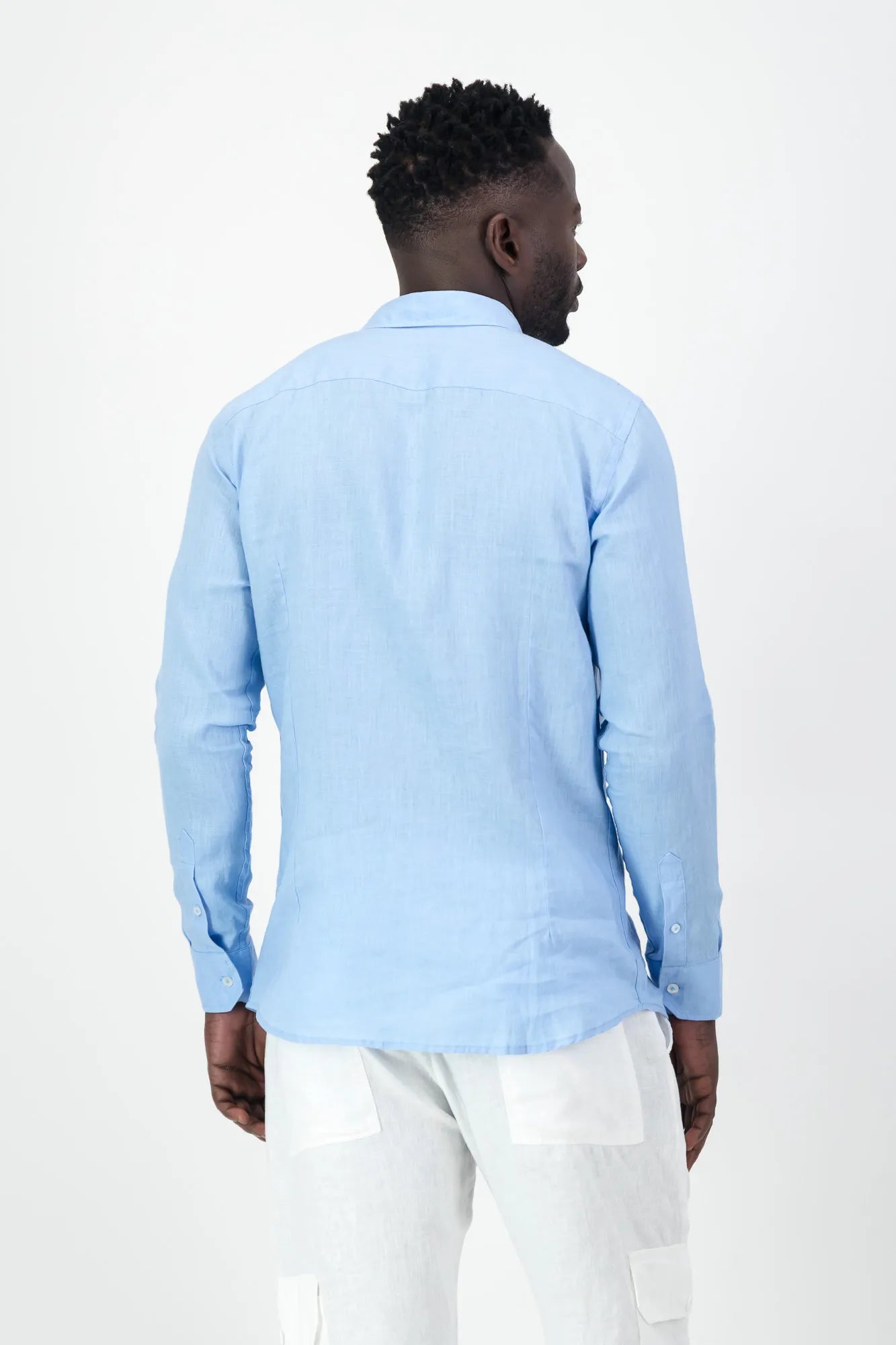 Corinth Linen Shirt - Blue
