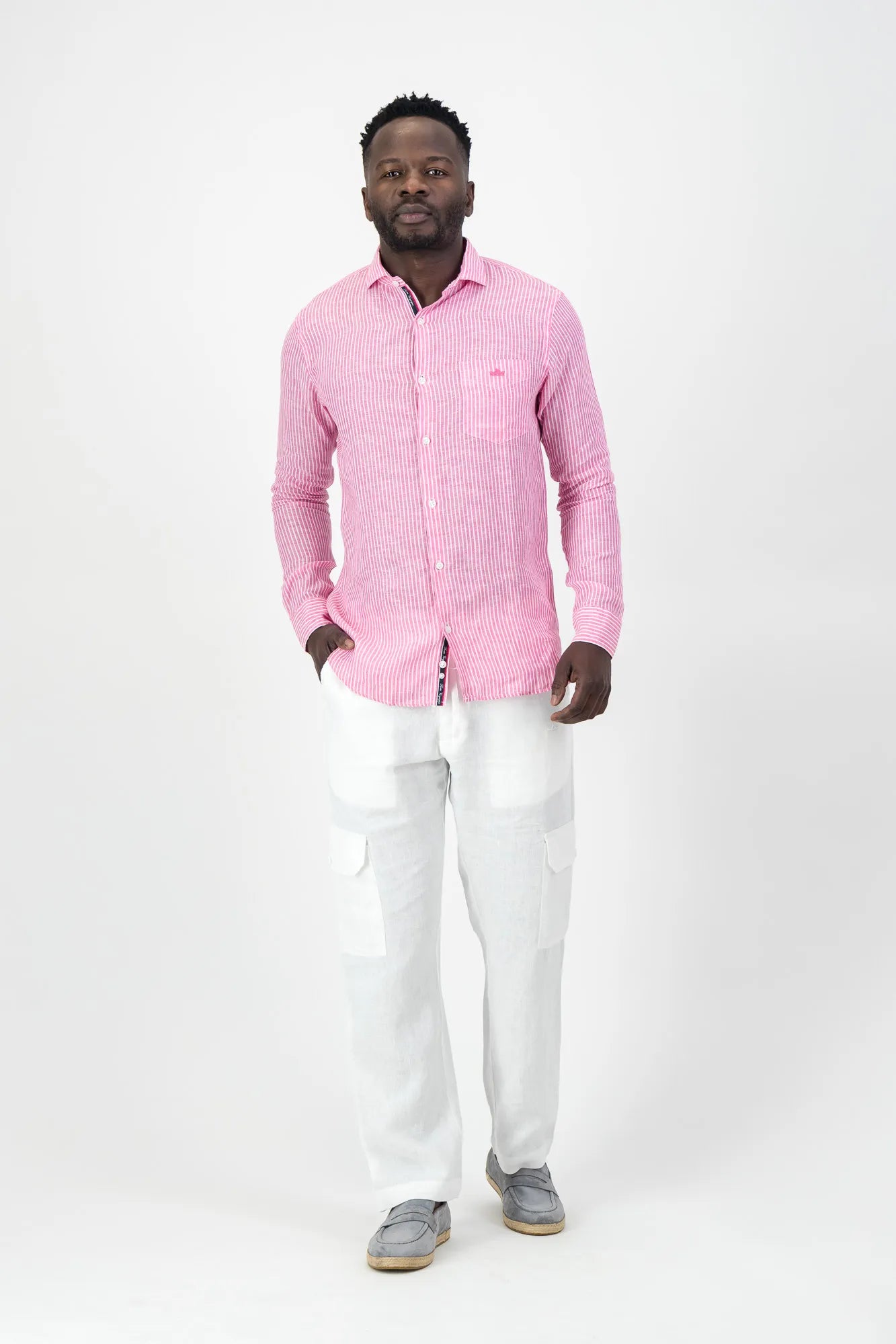 Porto Striped Pink Shirt