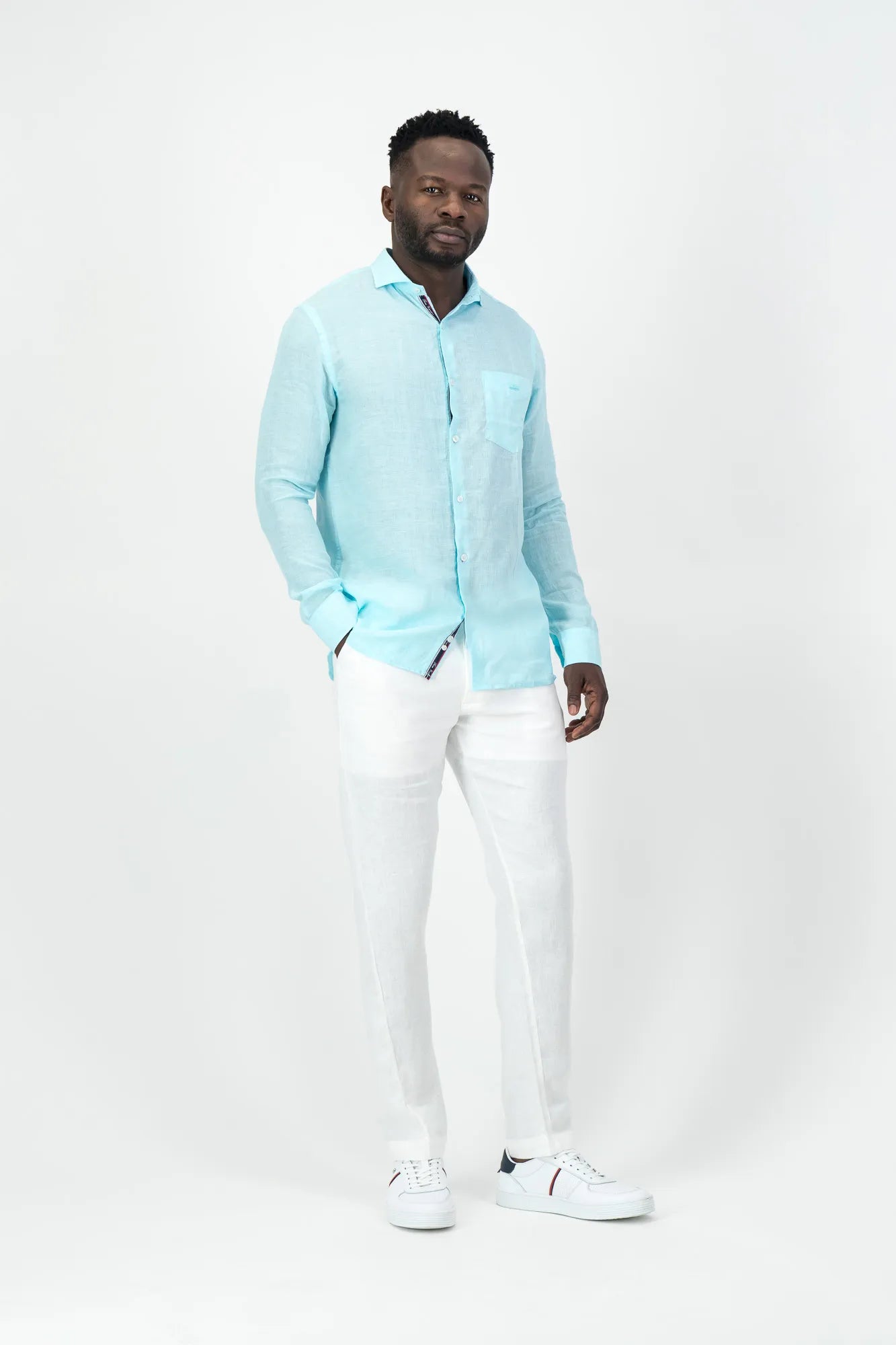 Corinth Linen Shirt - Mint