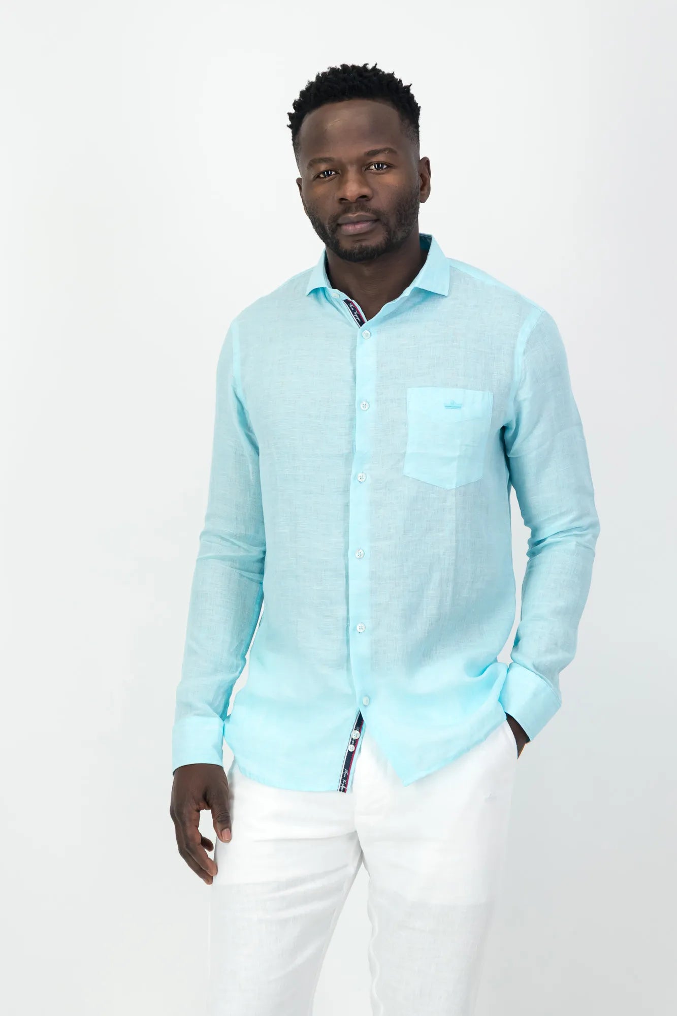 Corinth Linen Shirt - Mint