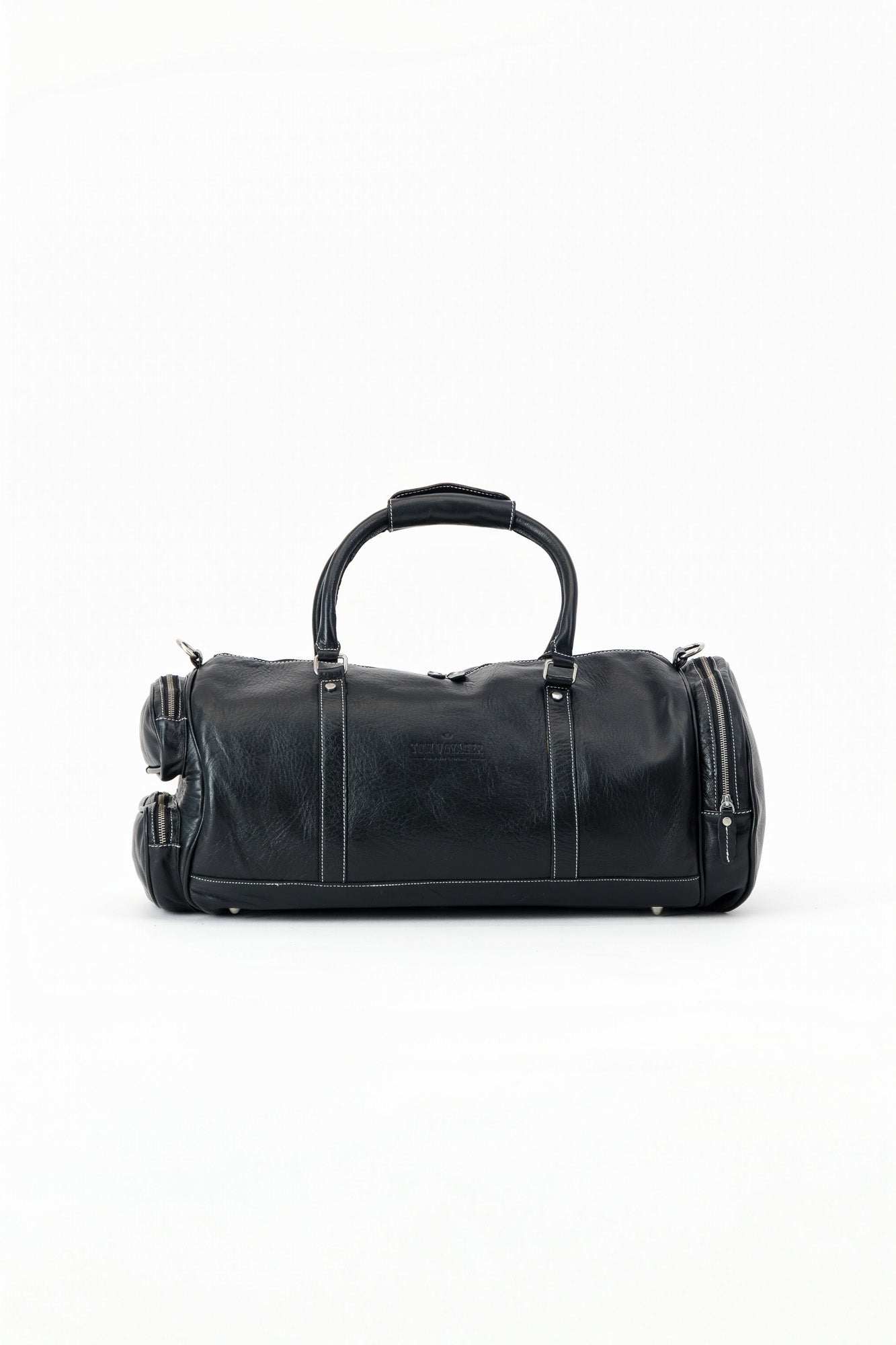 Duncan Leather Travel Bag - Black
