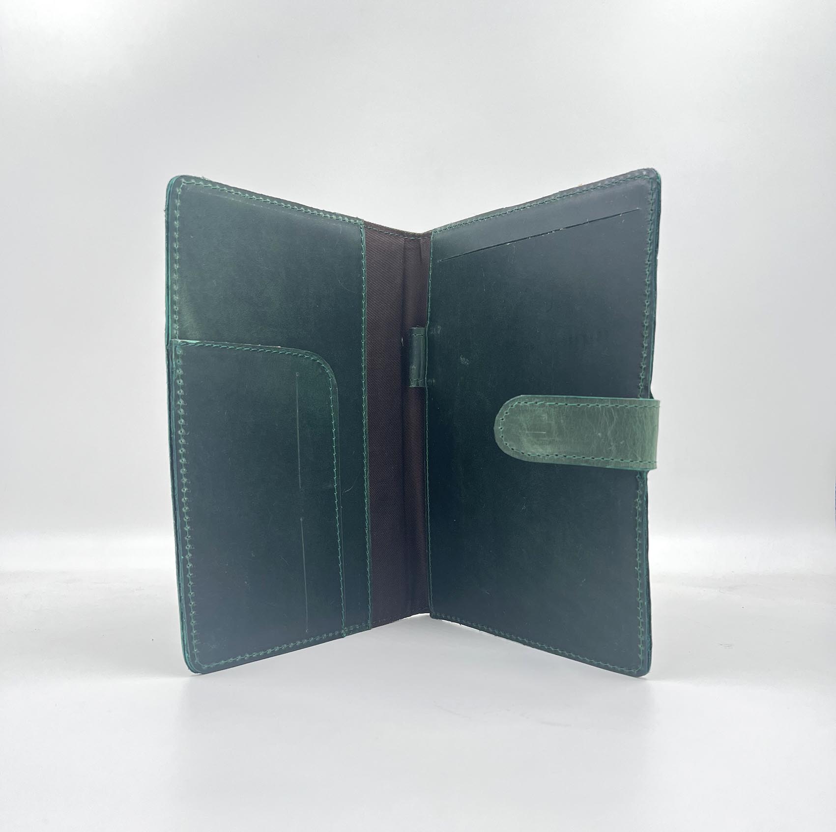 A5 Notebook Cover - Emerald Green