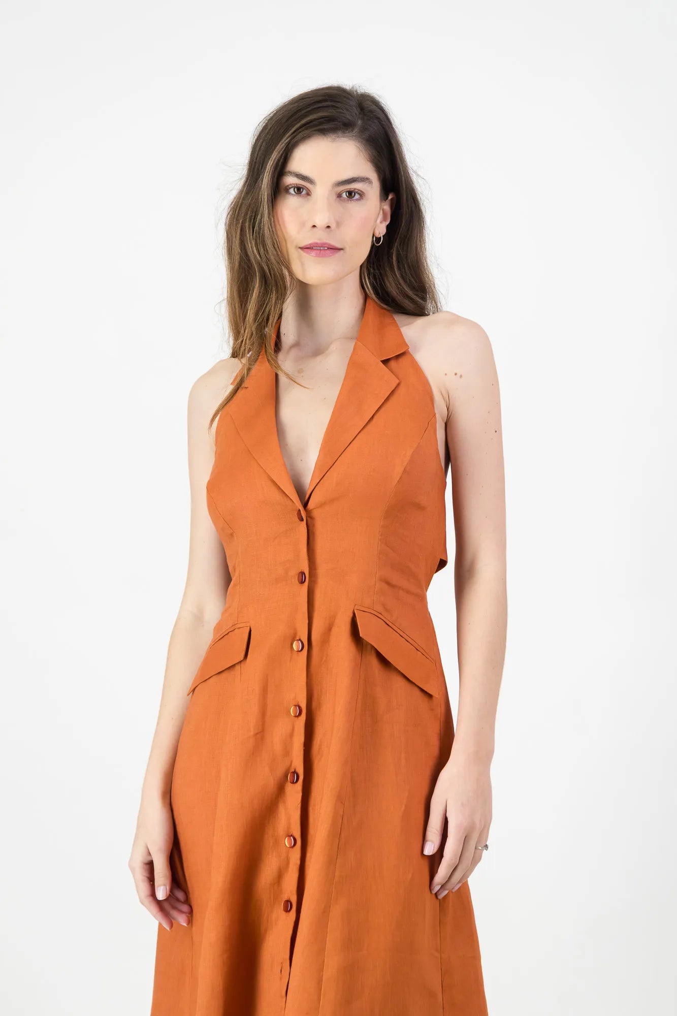 Évienne Linen Dress