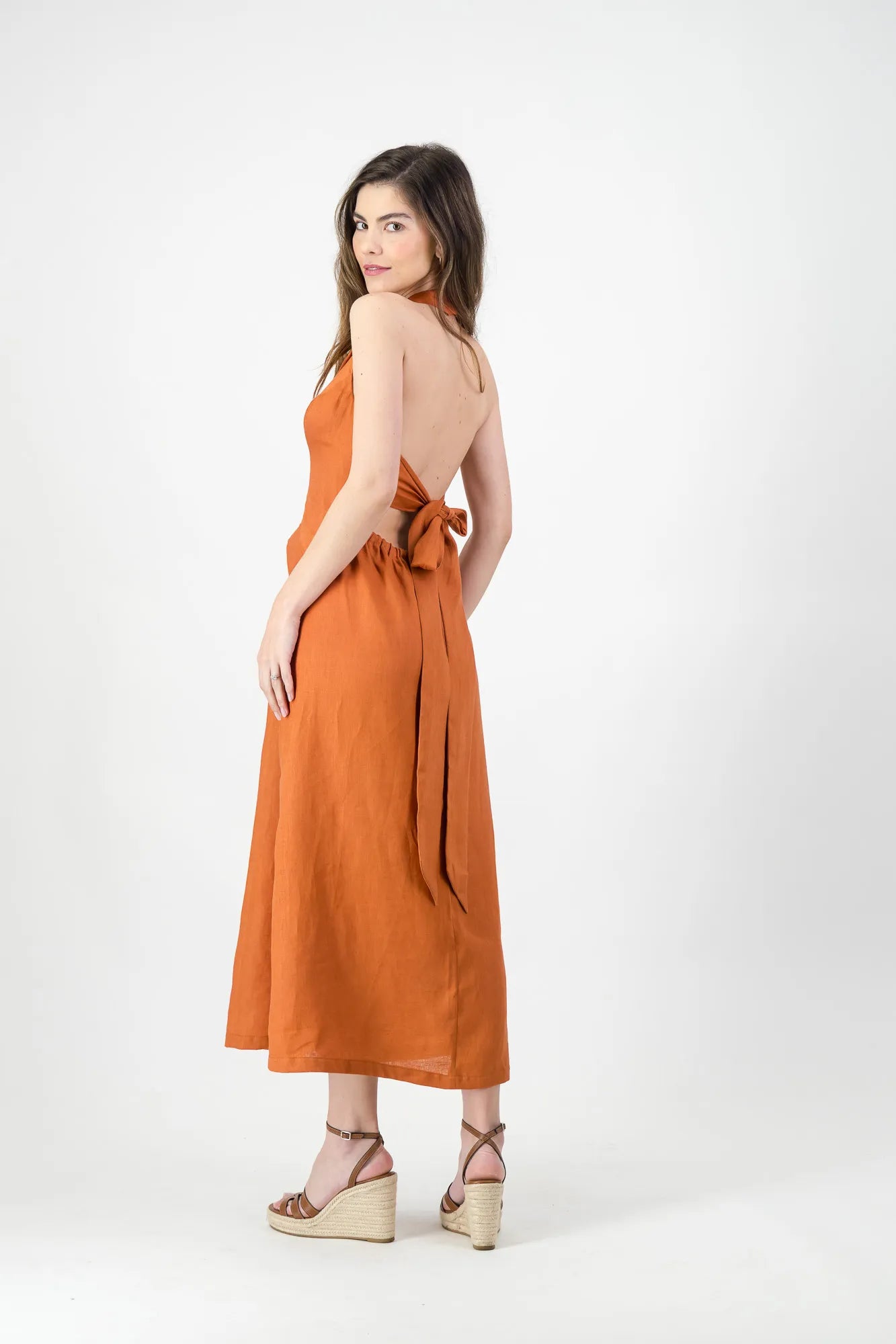 Évienne Linen Dress