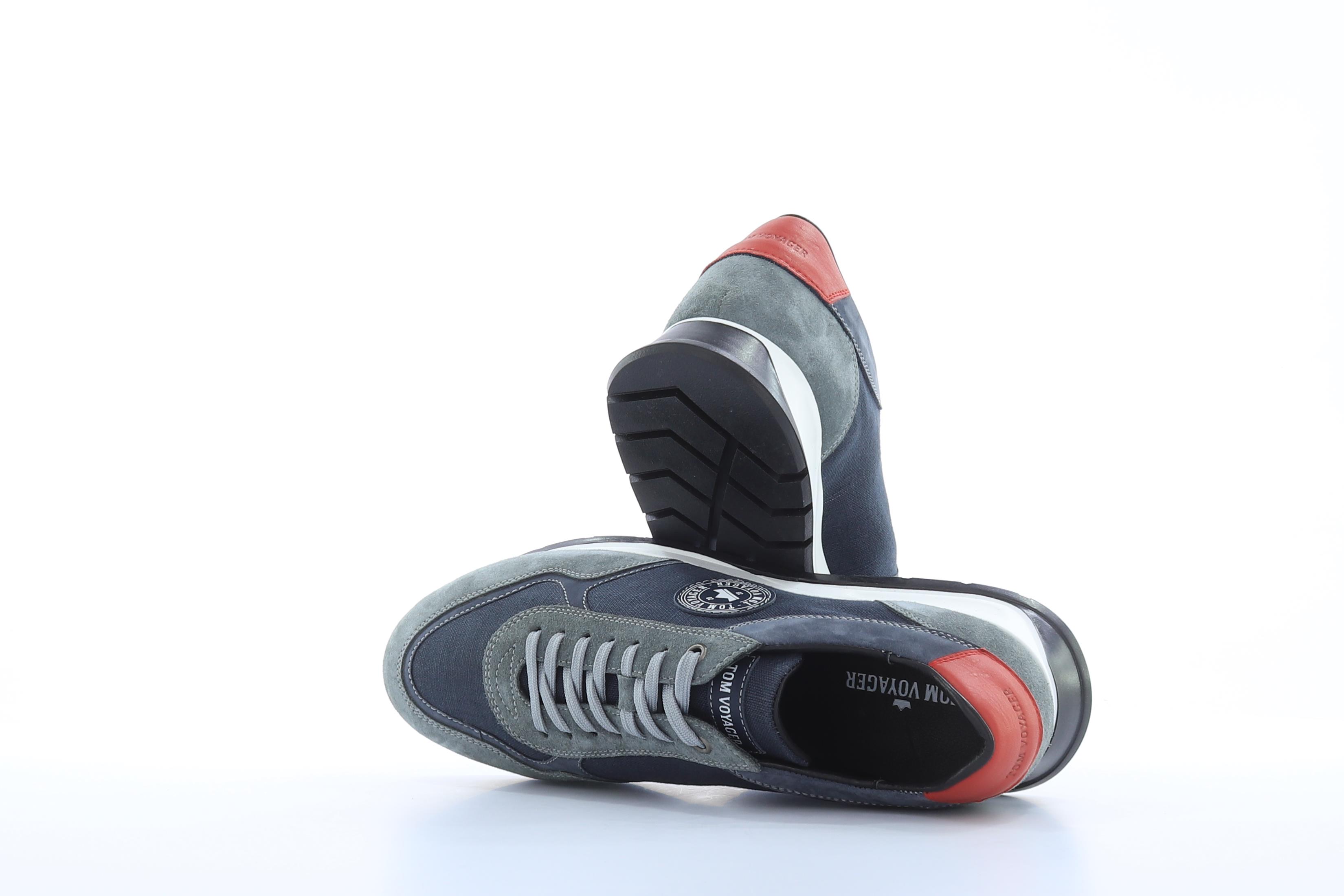 Tom Voyager Grey Denim Sneakers