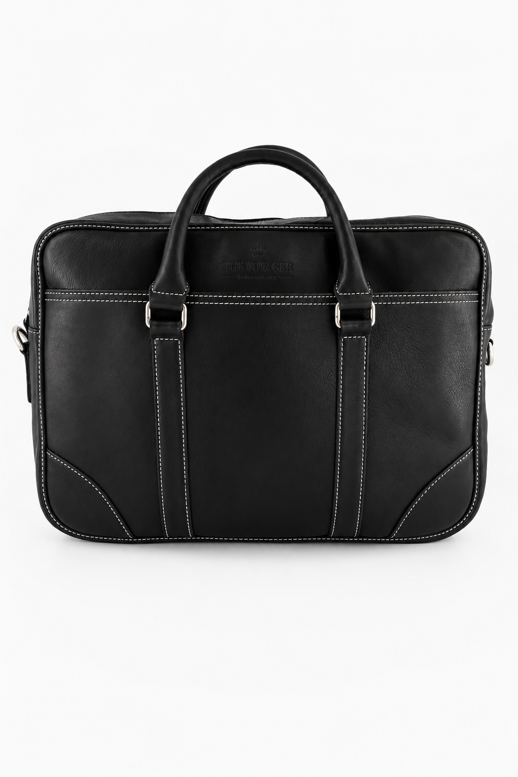 Hayden Messenger Bag aus Leder Dunkel Hellbraun