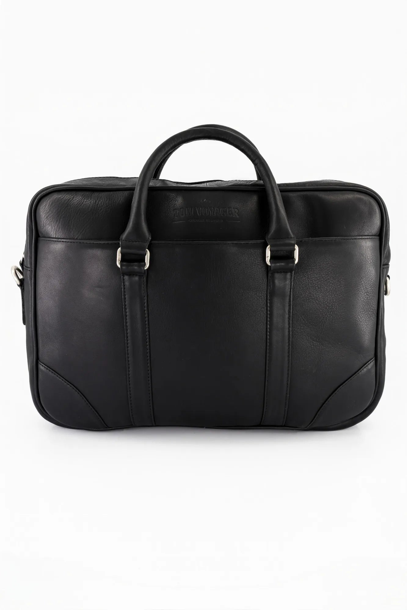 Hayden Messenger Bag aus Leder Dunkel Hellbraun