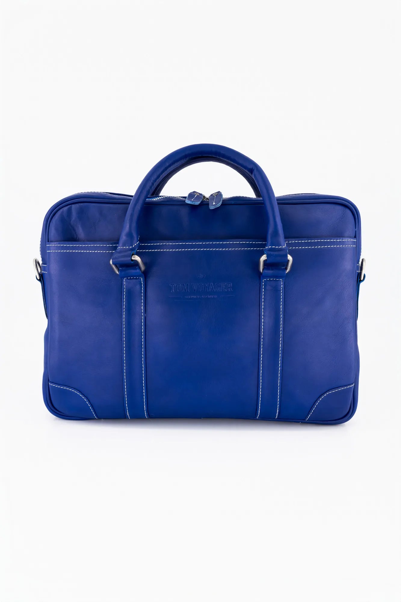 Hayden Messenger Bag aus Leder Dunkel Hellbraun