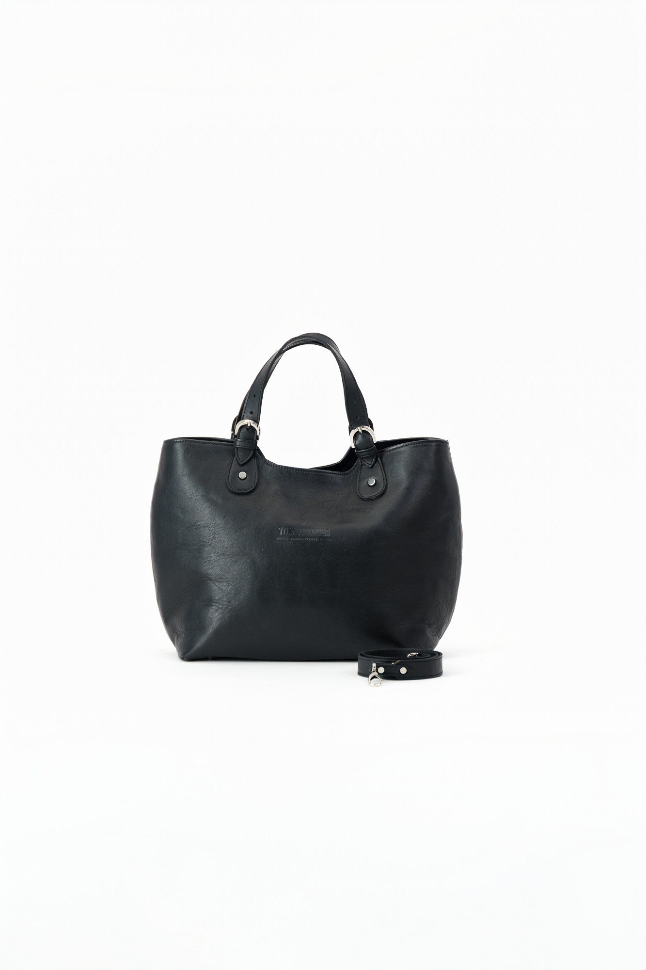 Tom Voyager Jenny Leather Handbag Black | Ladies Bag SA