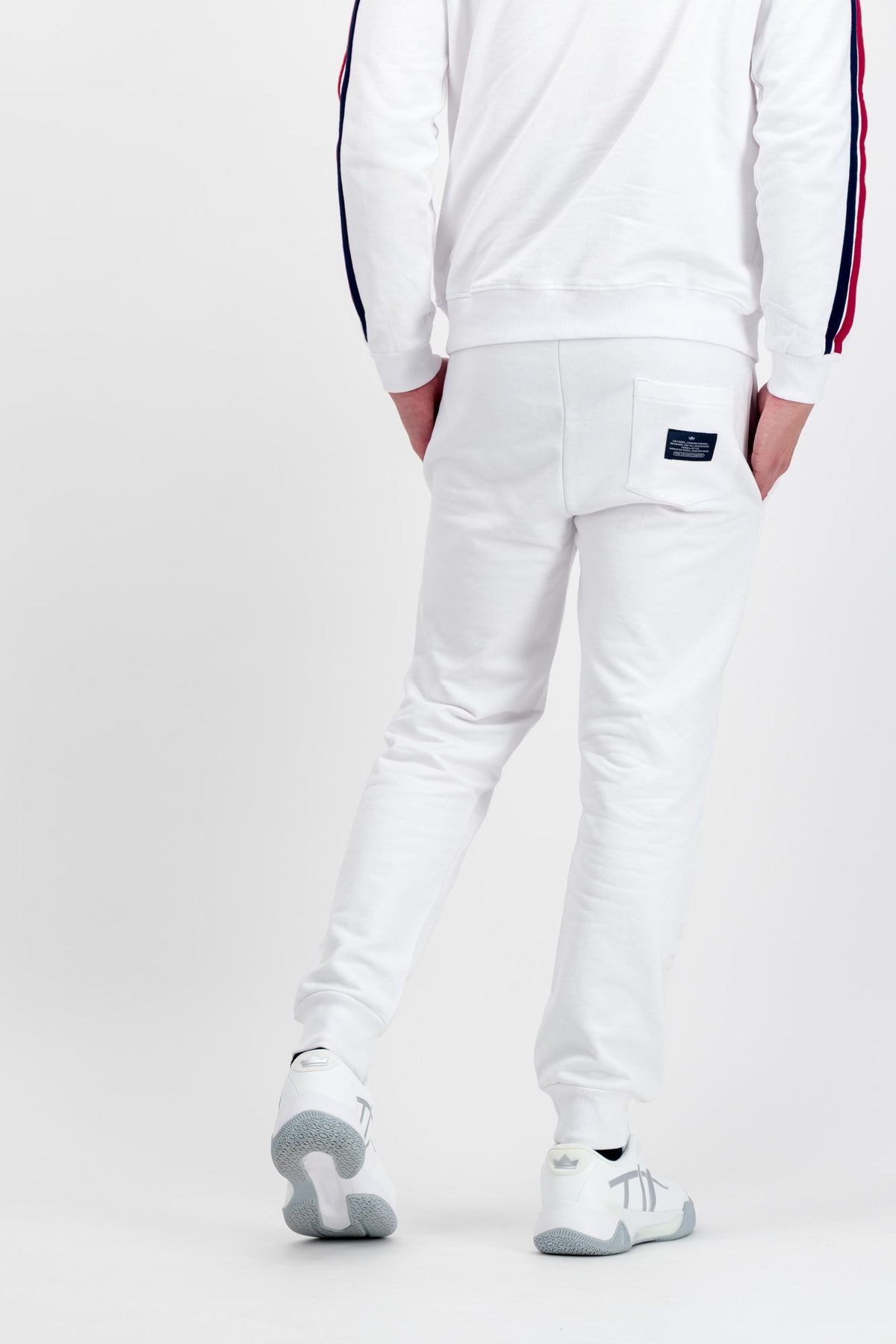 Tom Voyager Monaco Tracksuit Pants — Cotton Navy Stripe