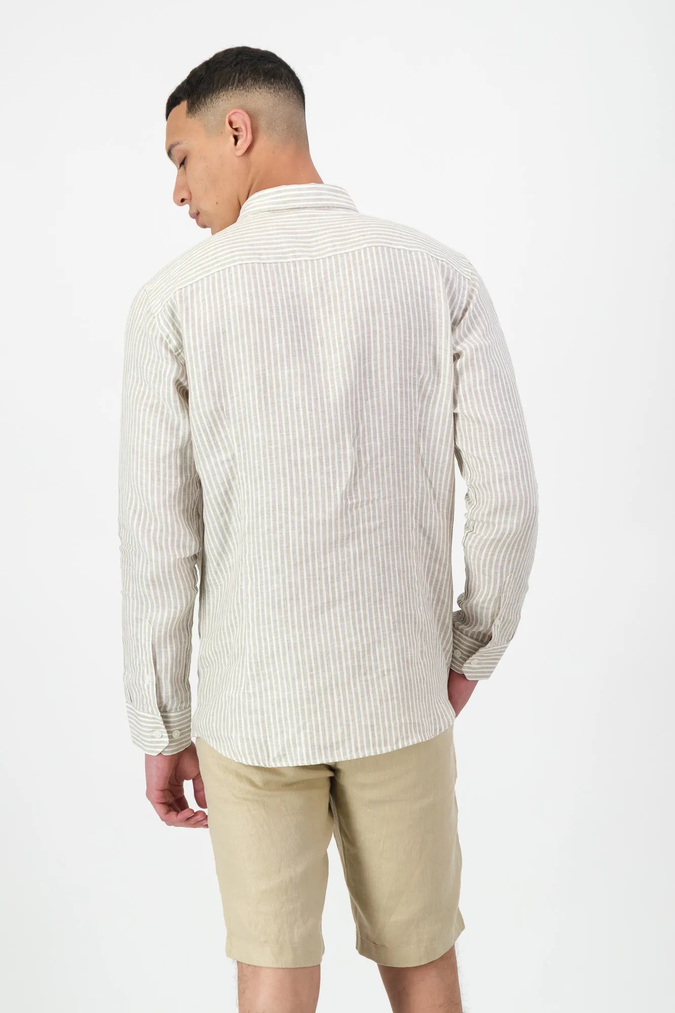 Porto Striped Beige Shirt