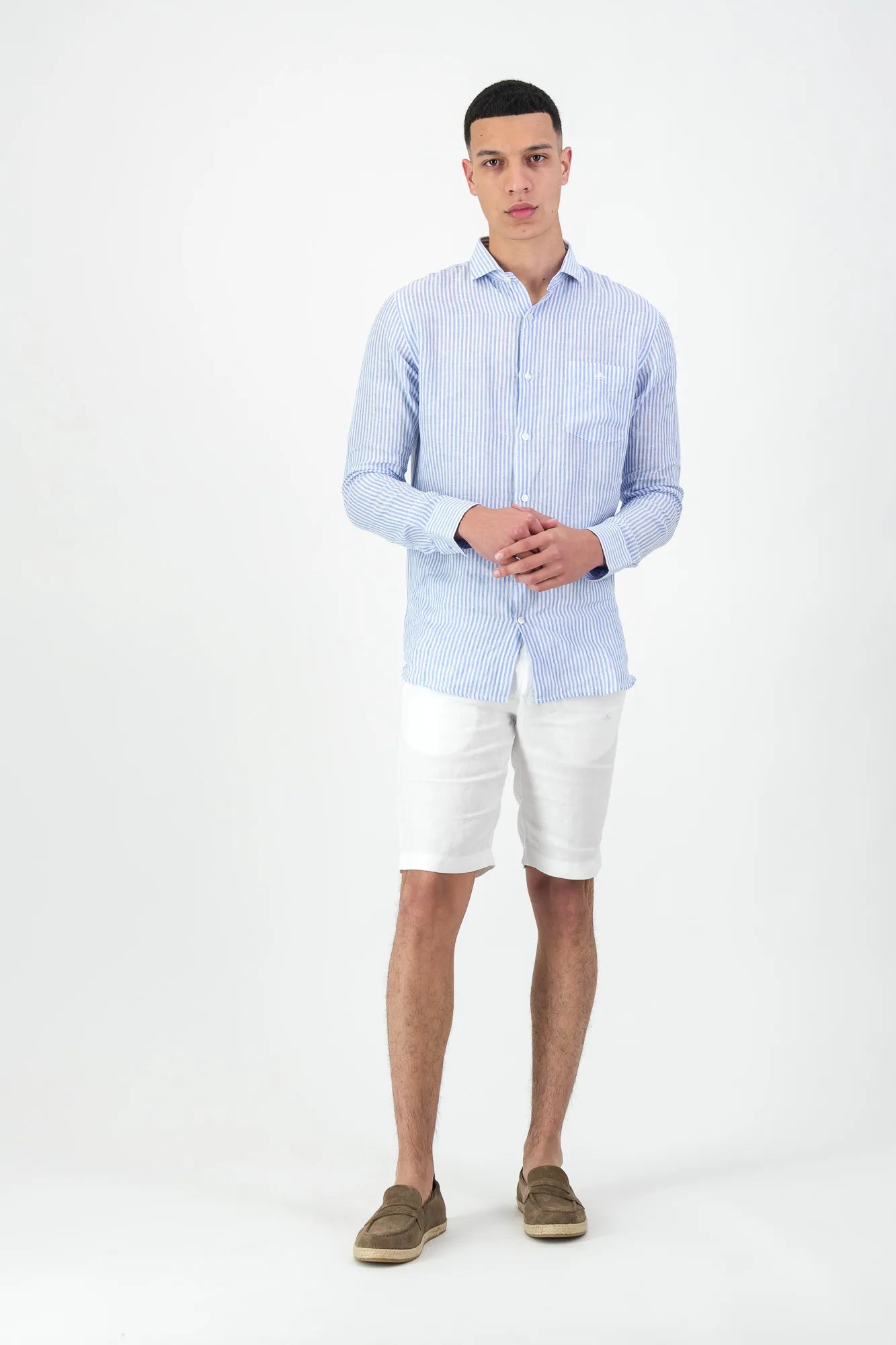 Porto Striped Blue Shirt