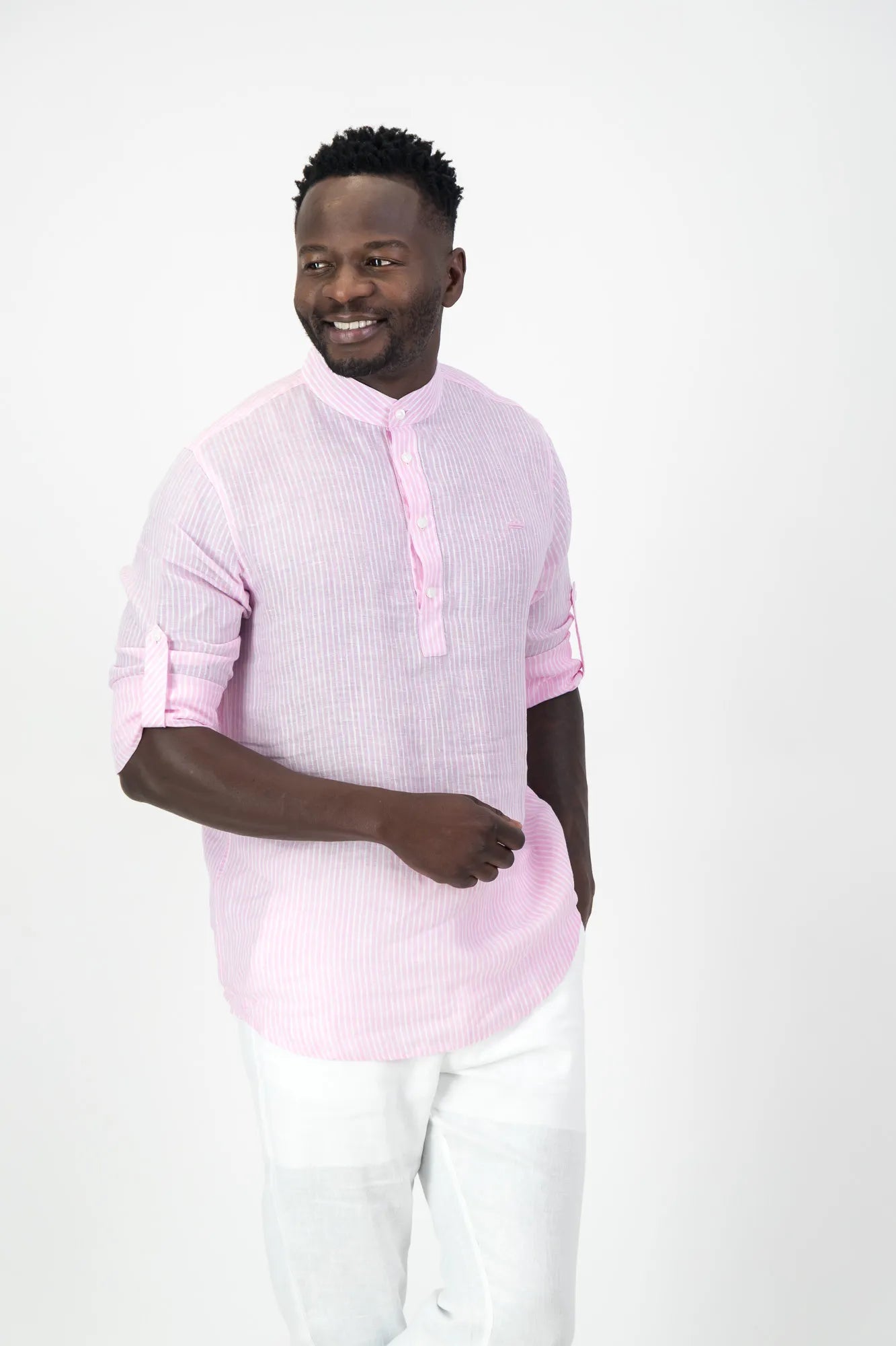 Rhodes Striped Shirt - Pink