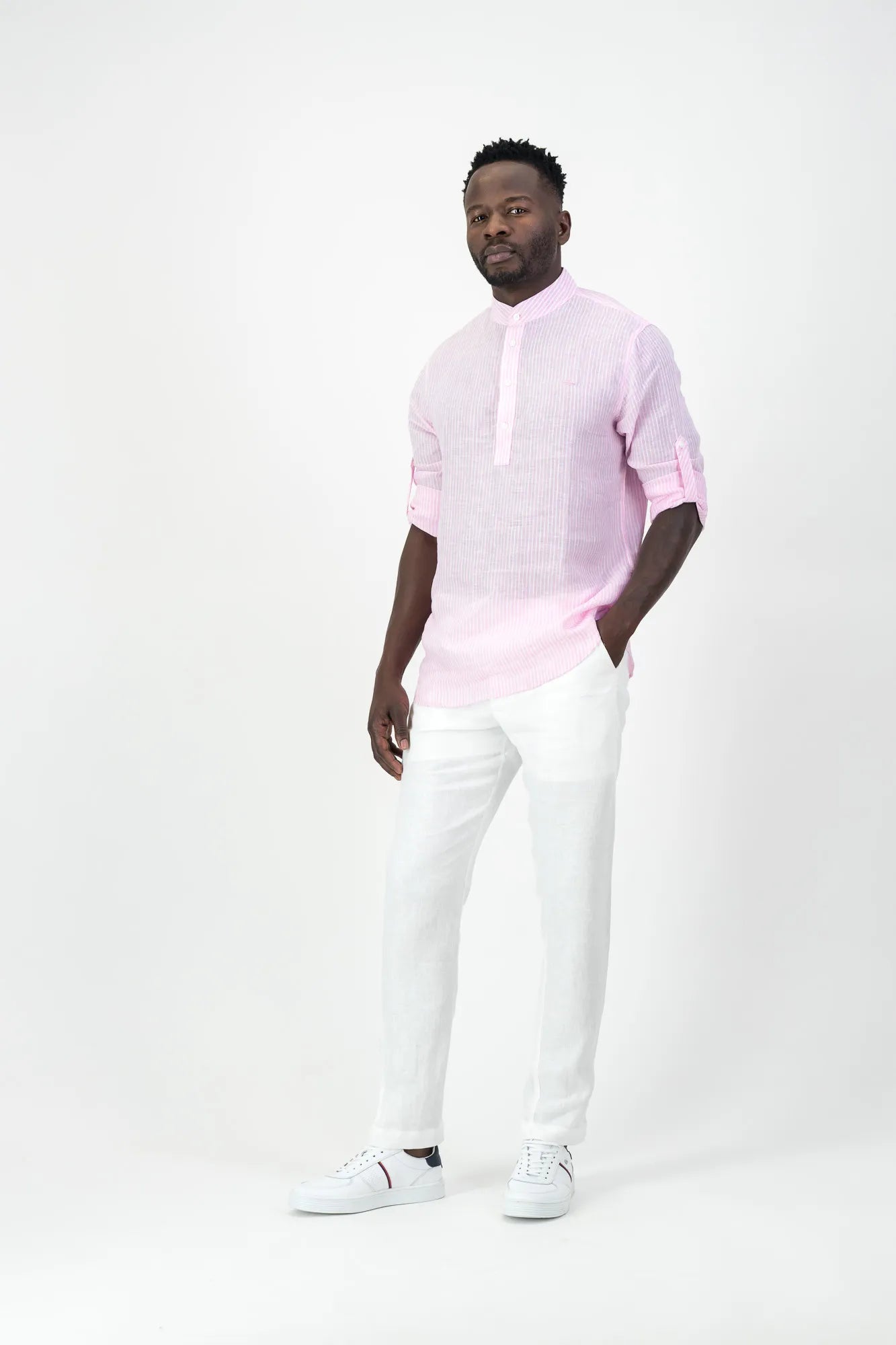 Rhodes Striped Shirt - Pink
