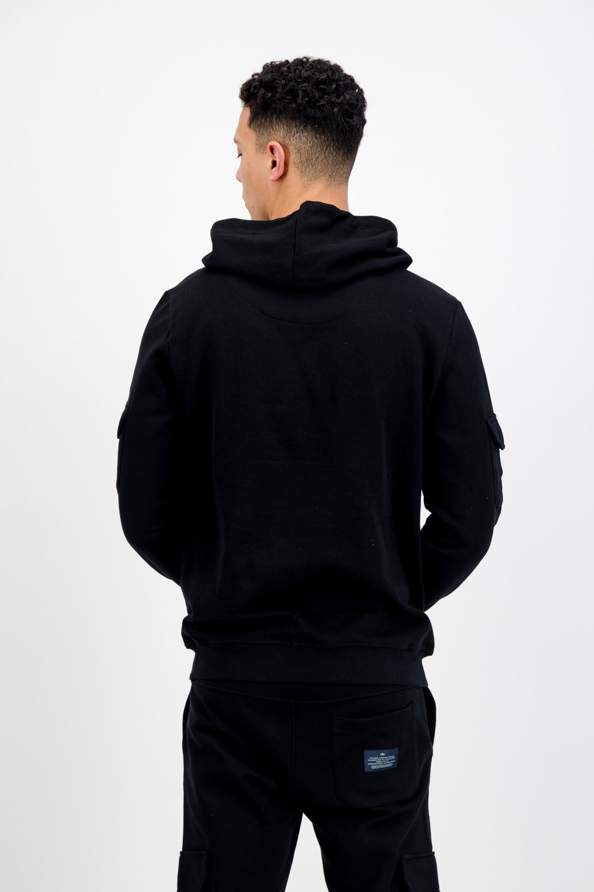Tom Voyager Verona Tracksuit Top — Cotton Black