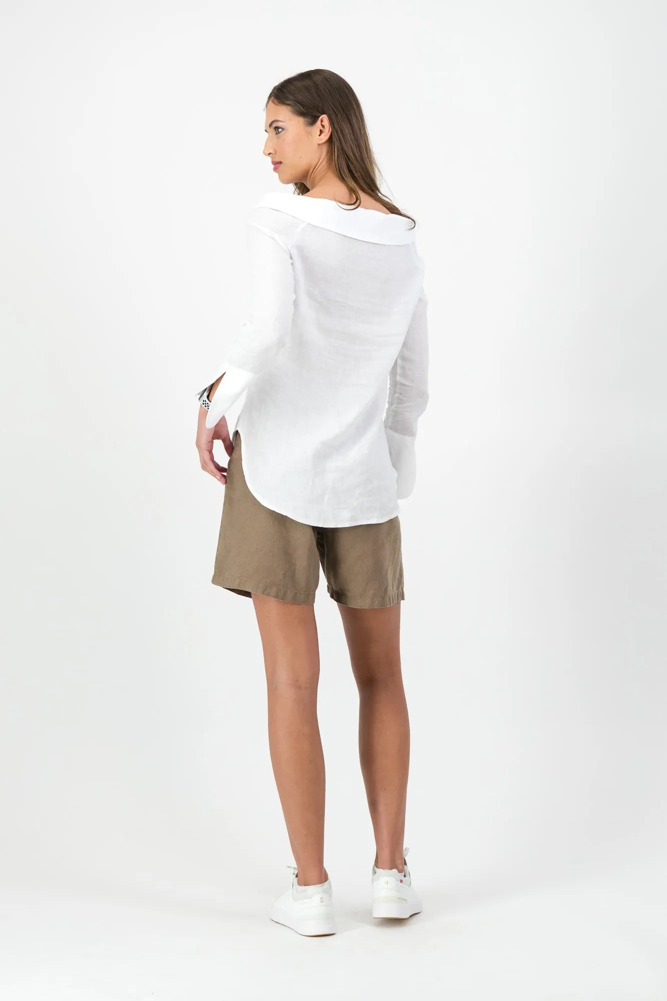 White Bertha Collar Shirt