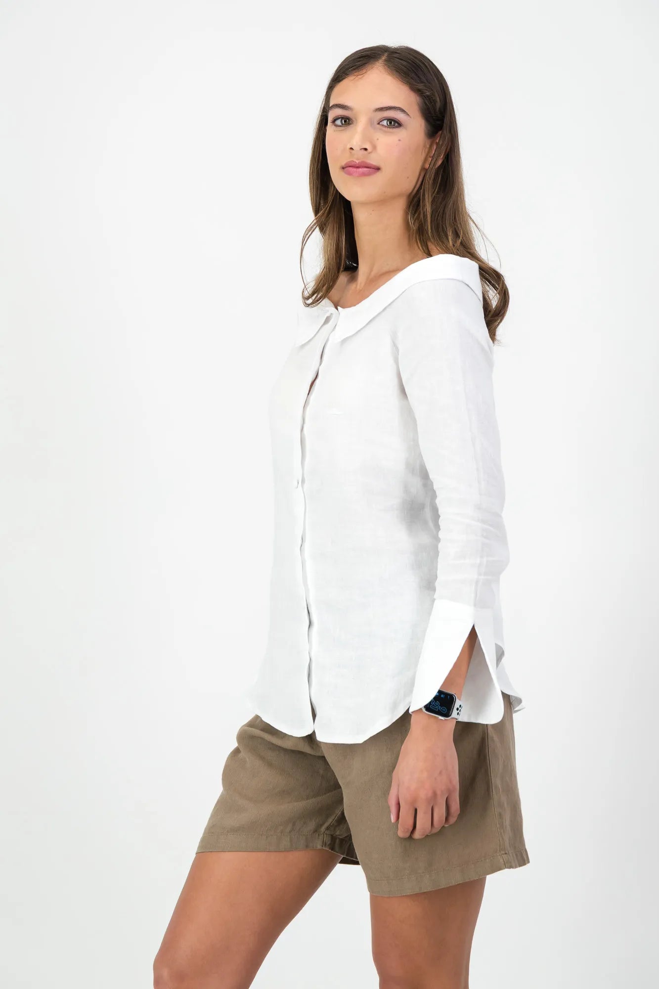White Bertha Collar Shirt