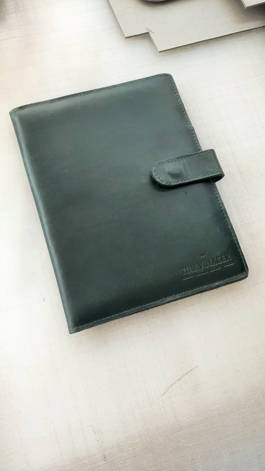 A5 Notebook Cover - Emerald Green