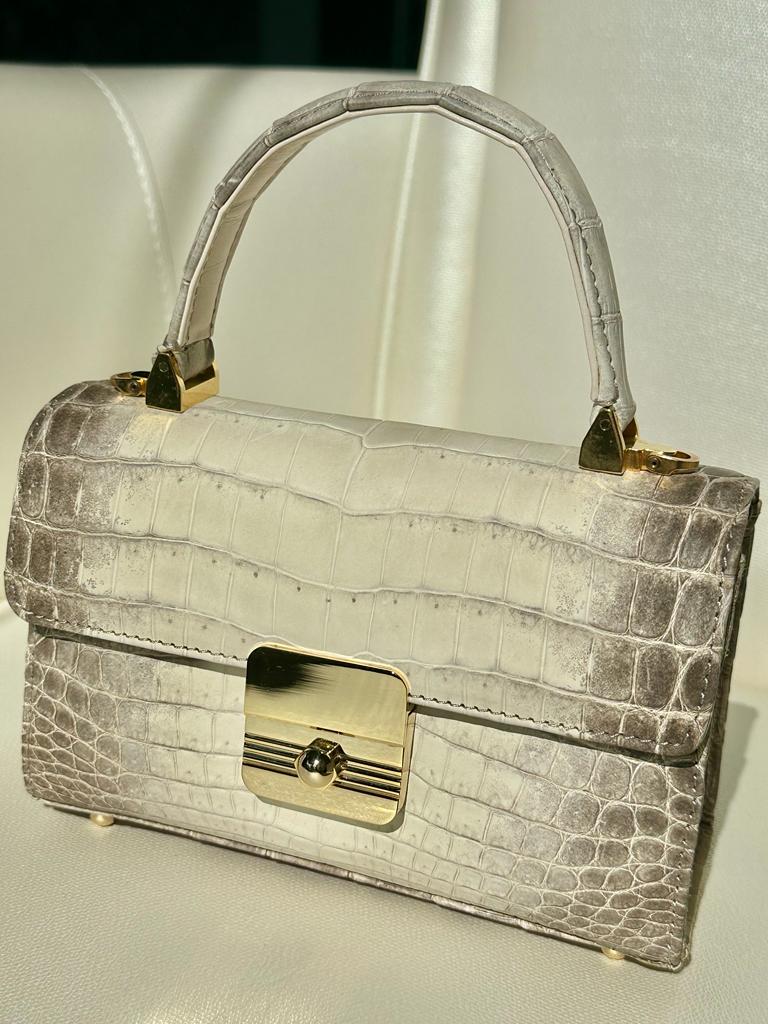 Himalayan Croc Box Bag