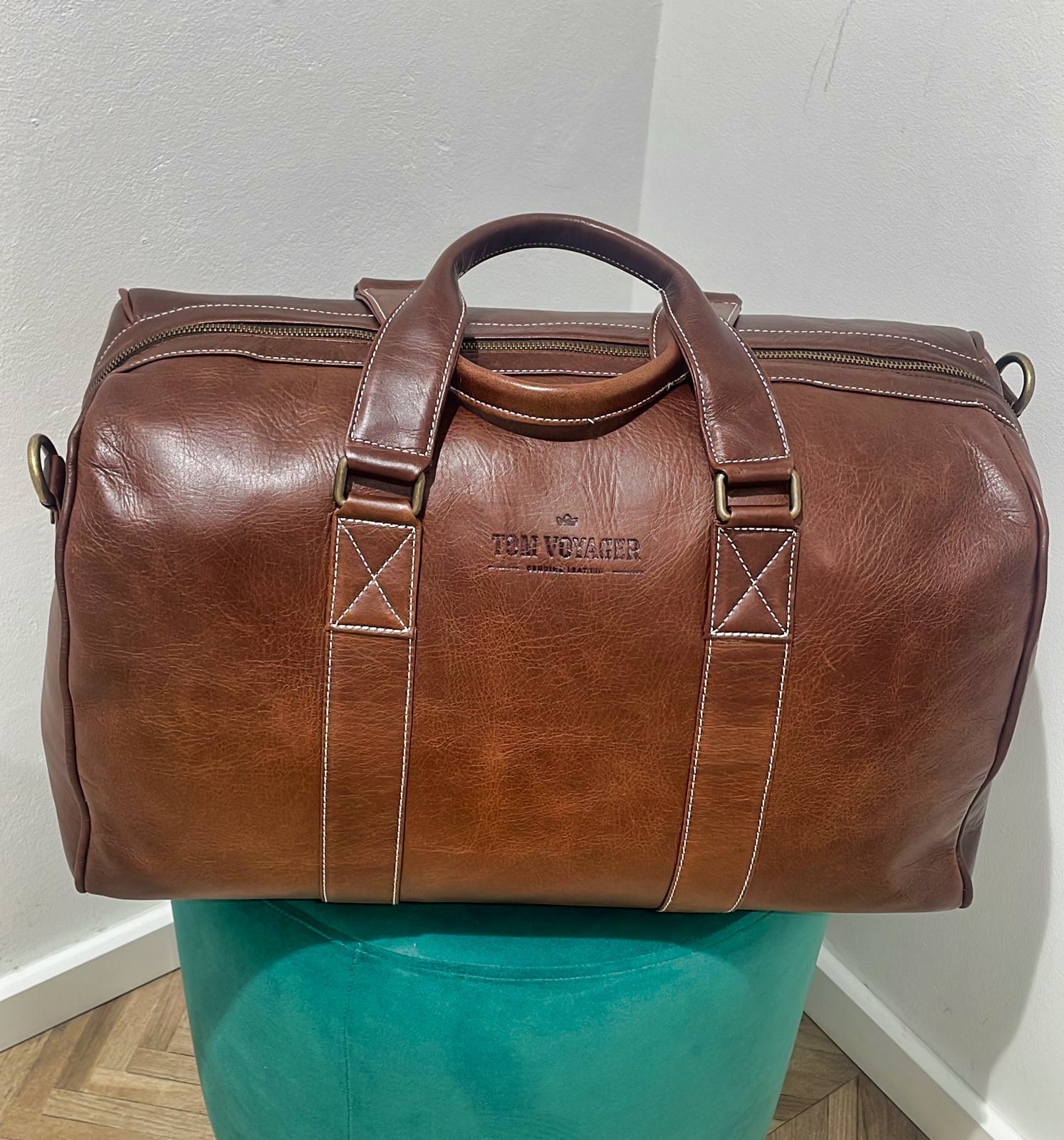 Aldrich Weekender Bag Dark Brown