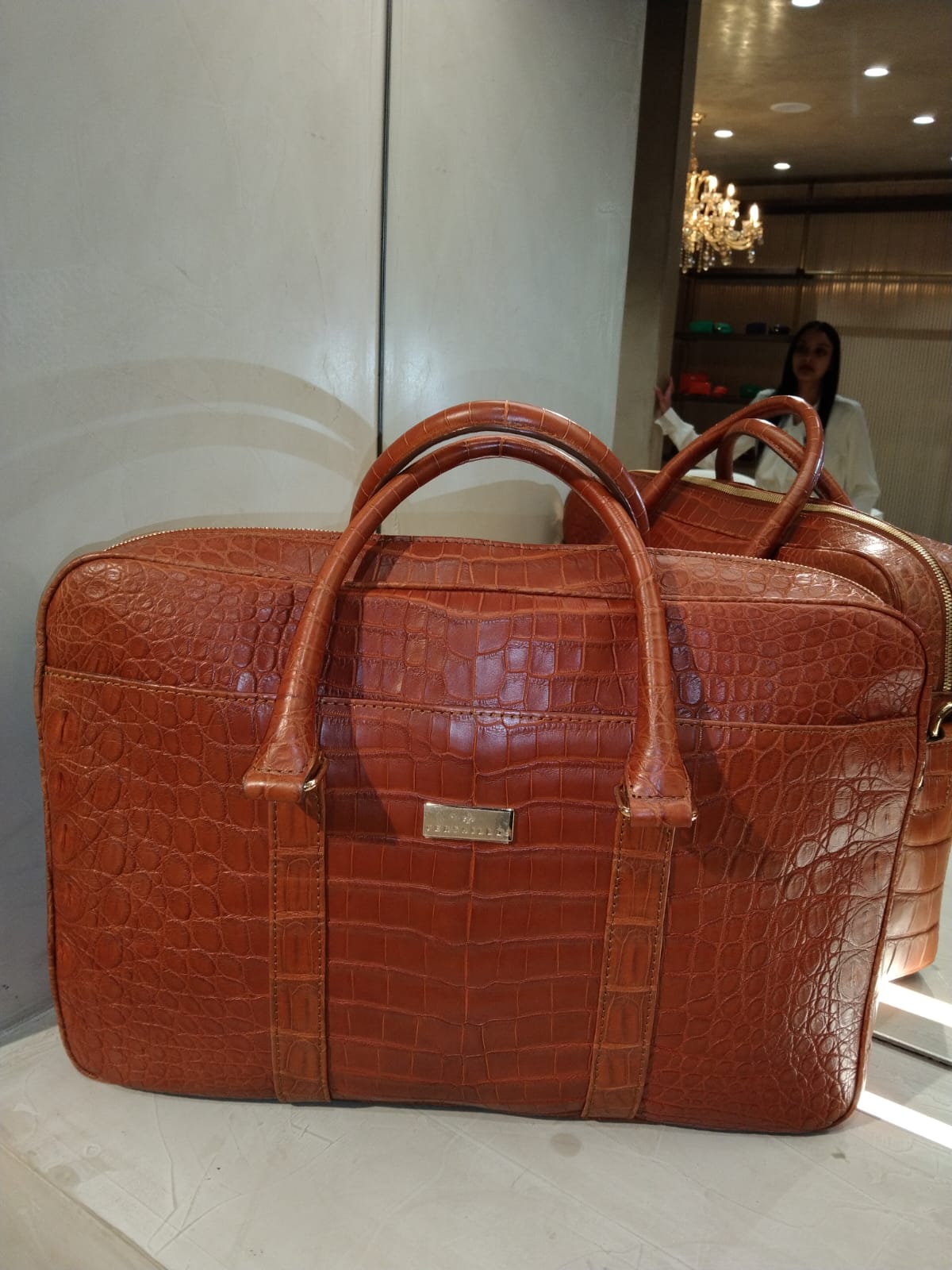 Crocodile Hayden Leather Bag