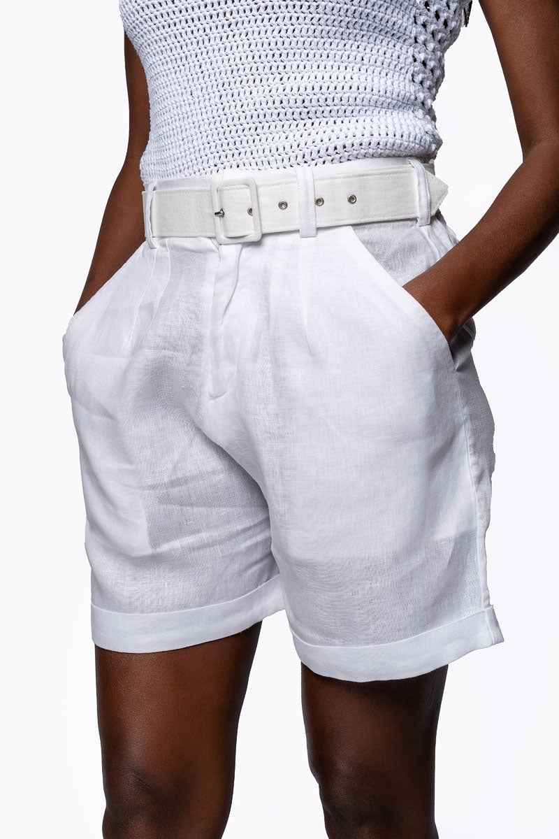 Aspen White Shorts - Tom Voyager SA