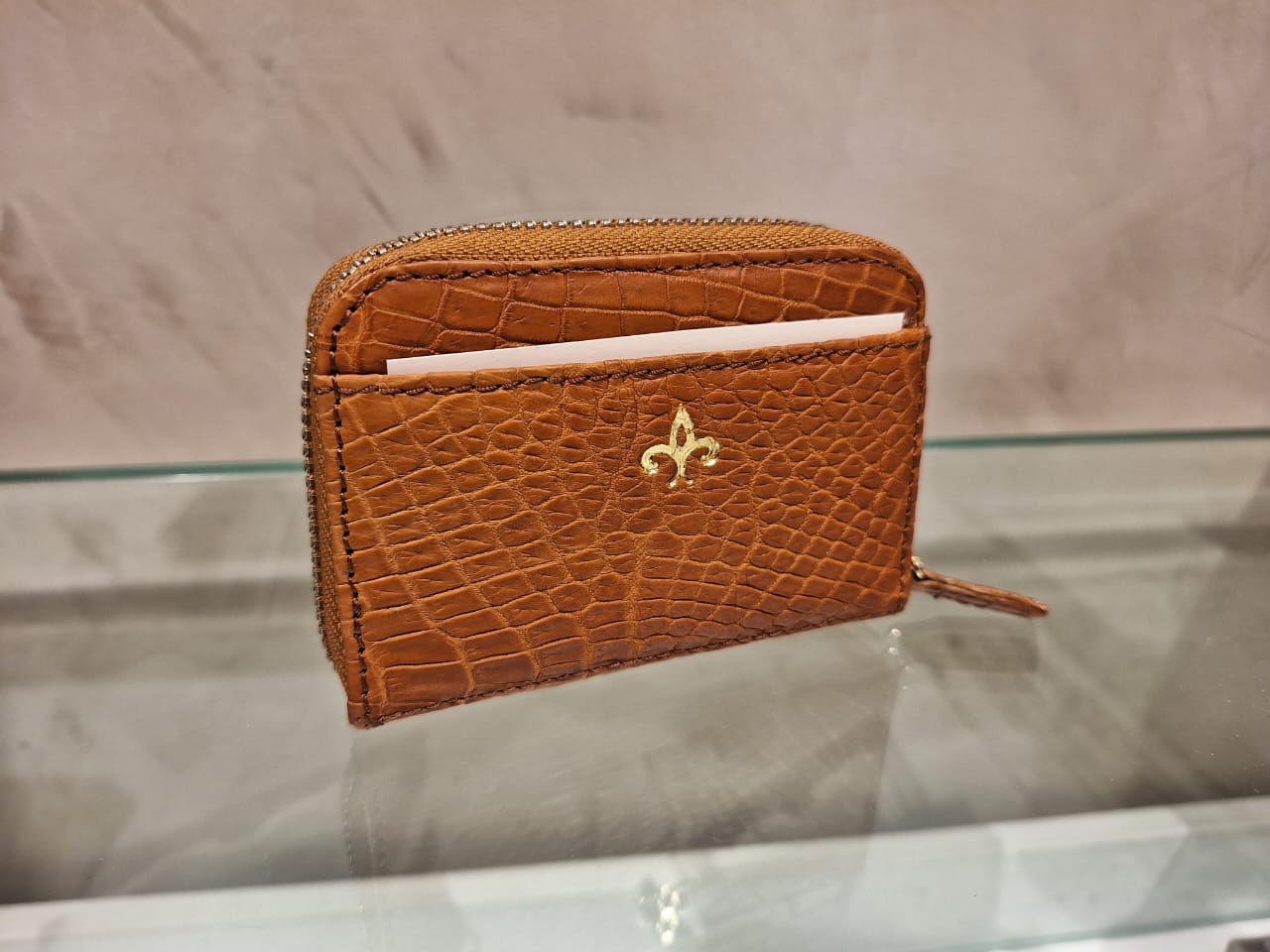 Reine Mini Croc Pouch