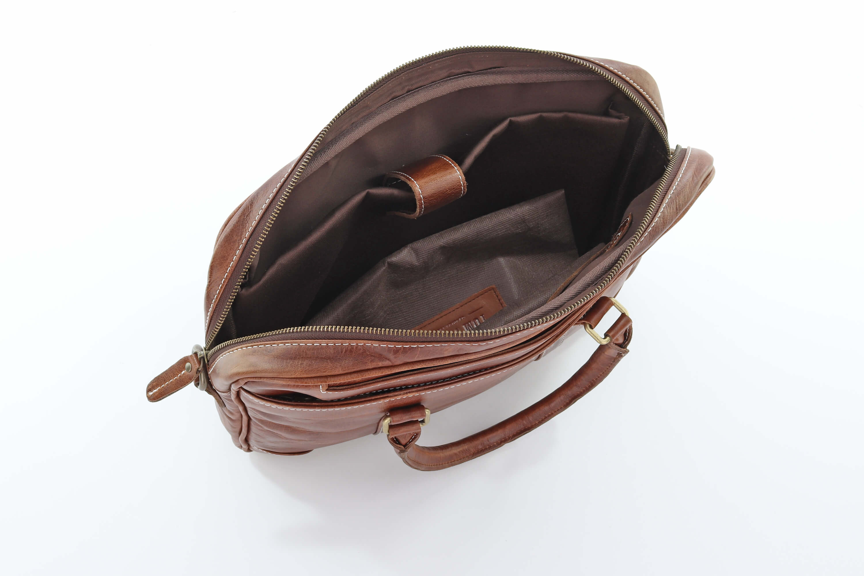 Hayden Leather Bag - Dark Brown