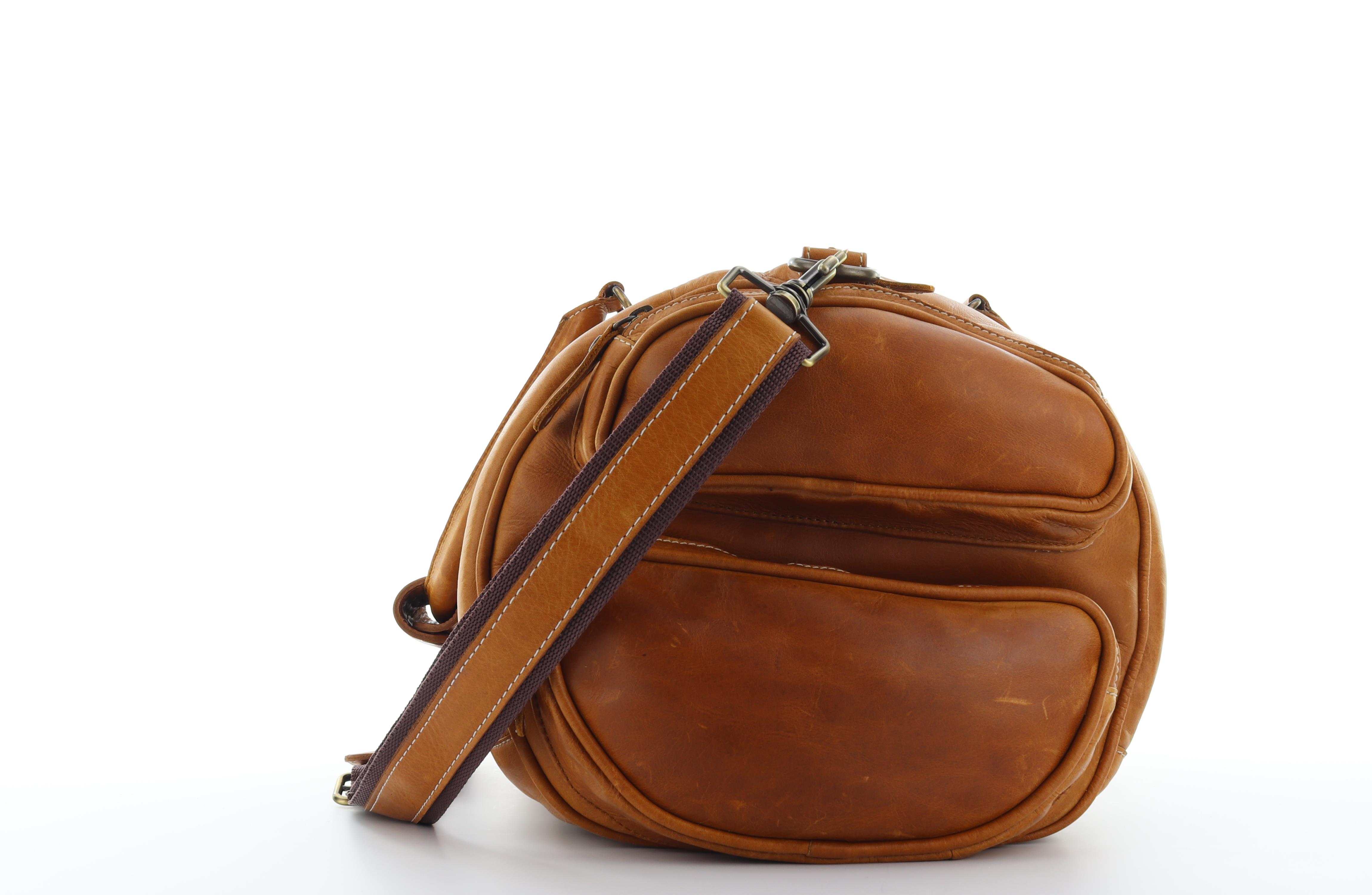 Duncan Leather Travel Bag - Brown