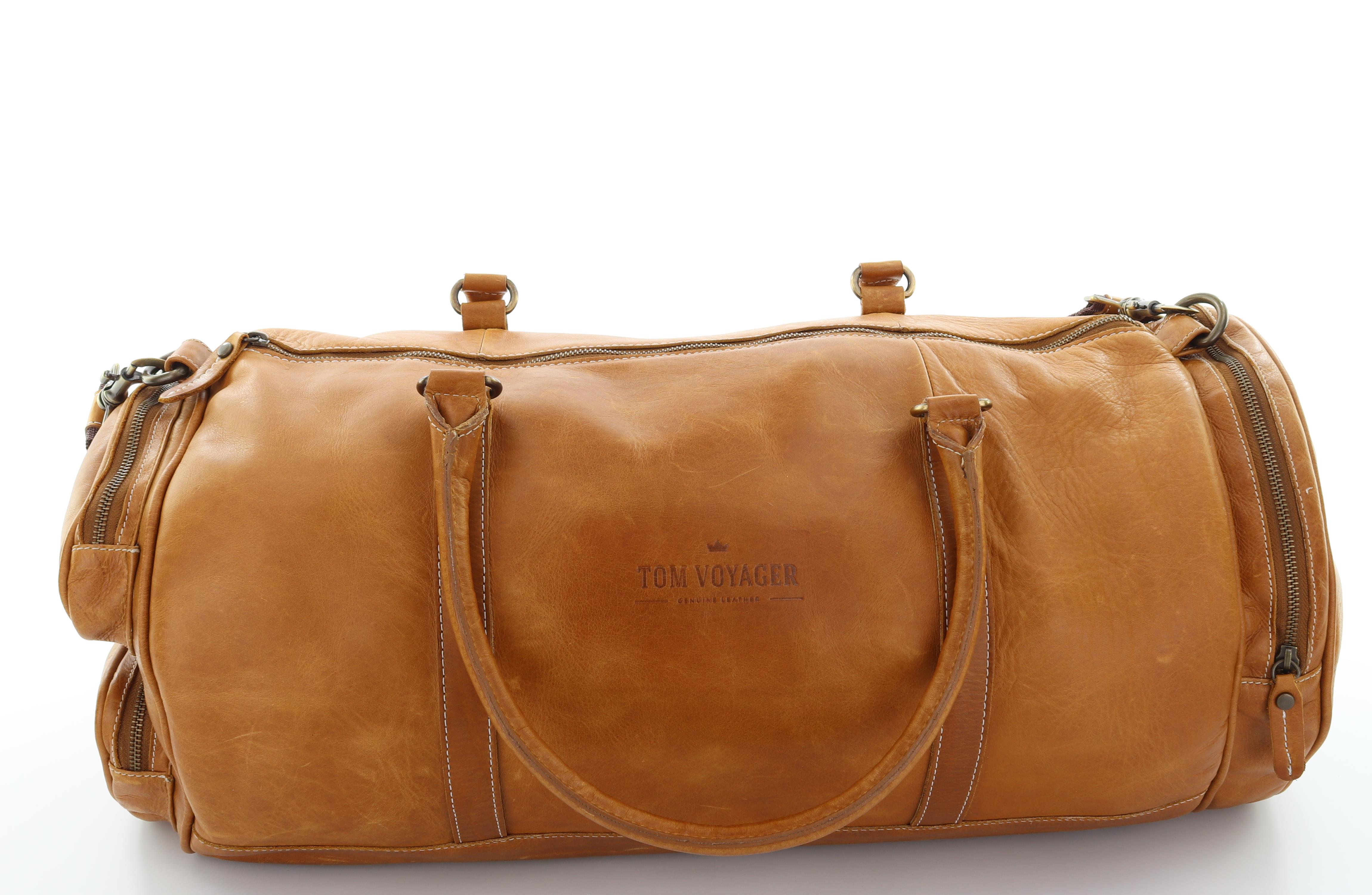 Duncan Leather Travel Bag - Brown