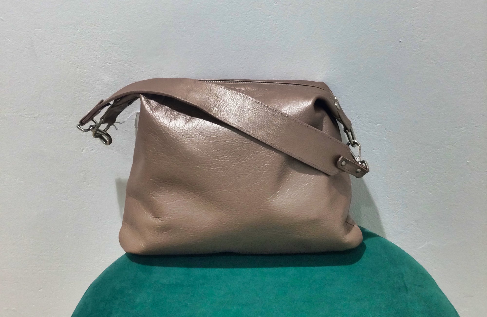 Soft Bag Silver Pink