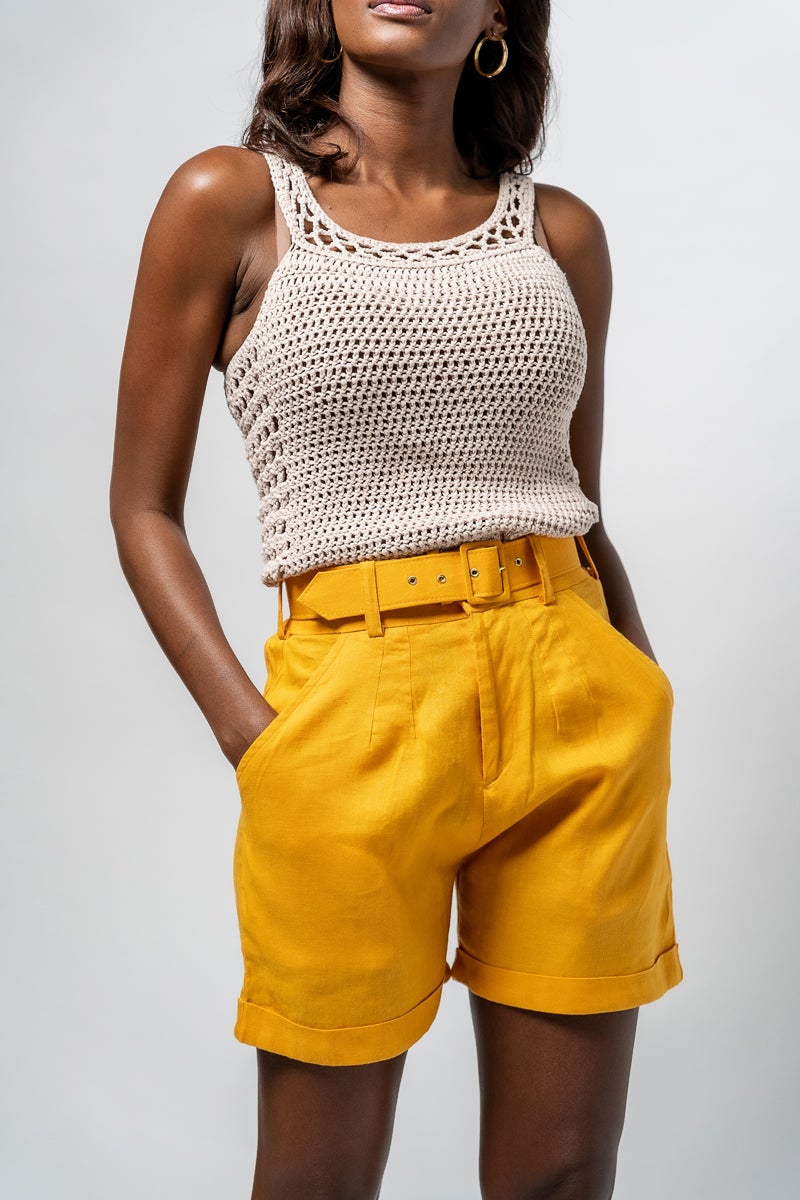 Aspen Shorts - Mustard