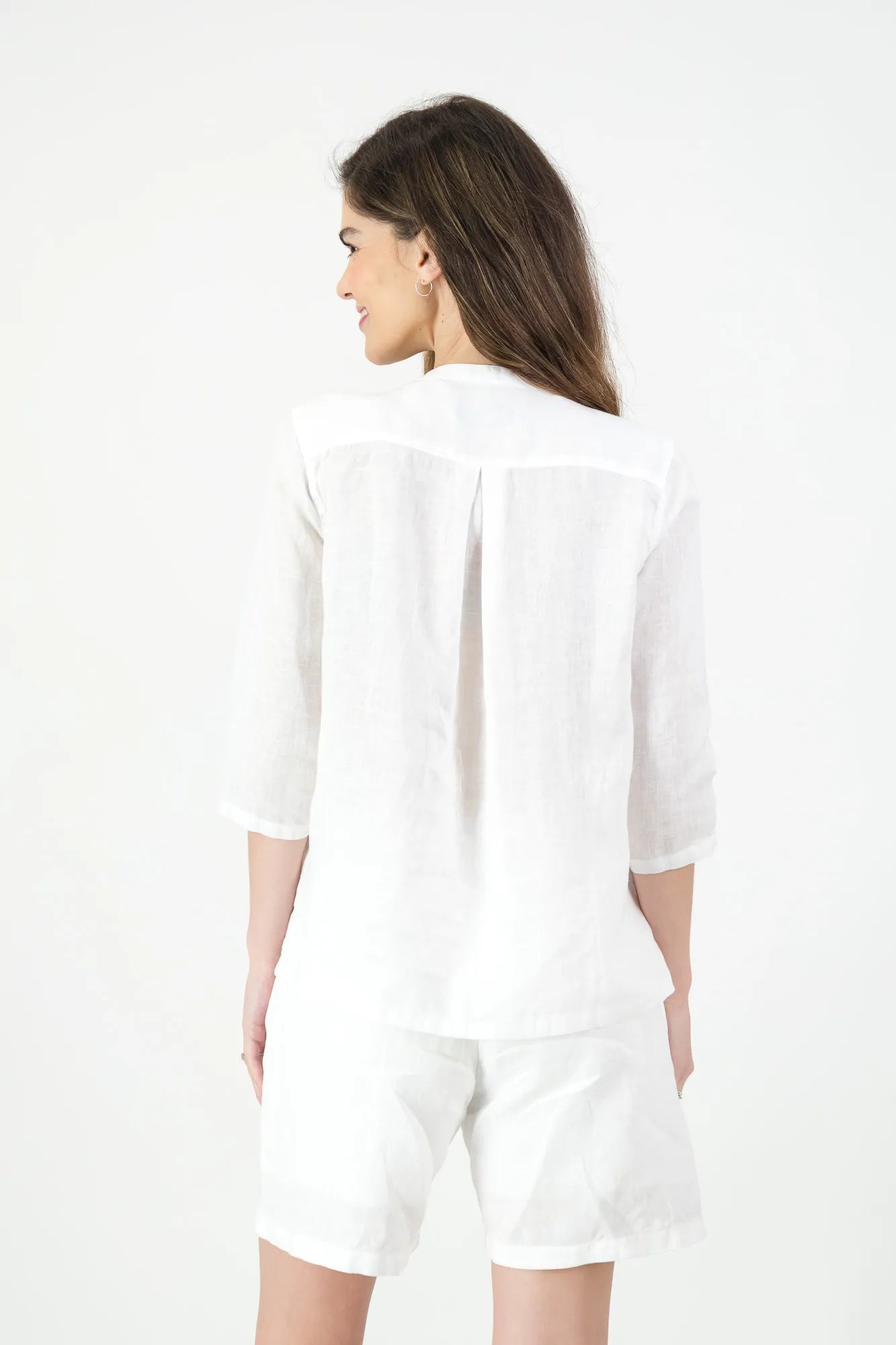 Camellia Linen Ladies Shirt
