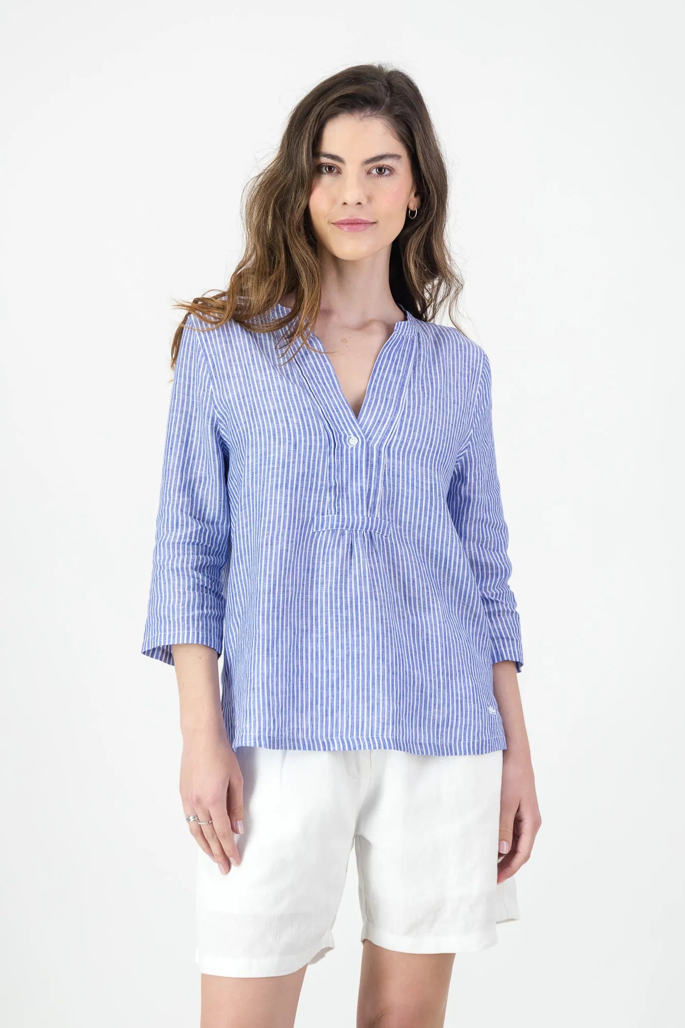 Celeste Linen Ladies Shirt