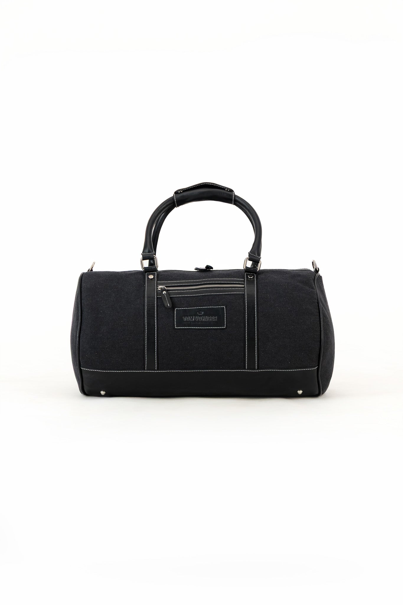 バッグ 30's~ canvas duffle bag w/ old Talon zip Chapman Canvas & Leather Duffel Bag