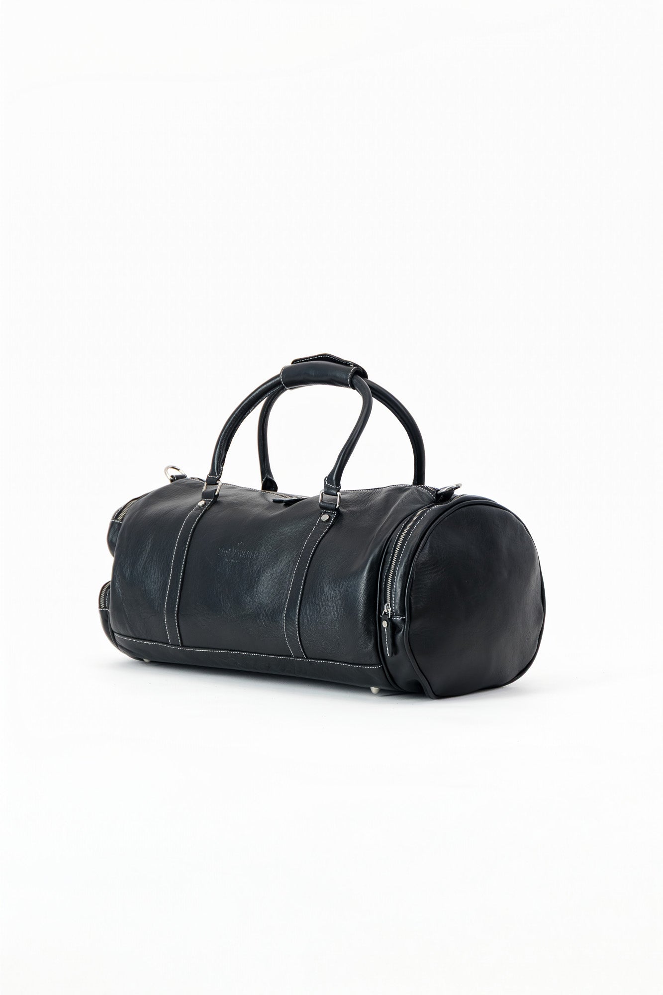 Duncan Leather Travel Bag - Black