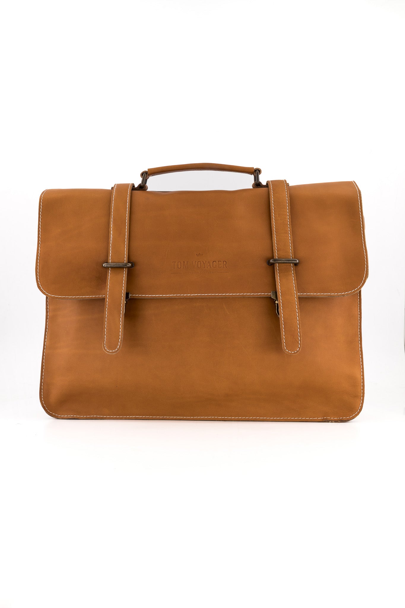 Huckleberry Leather Bag Light Brown
