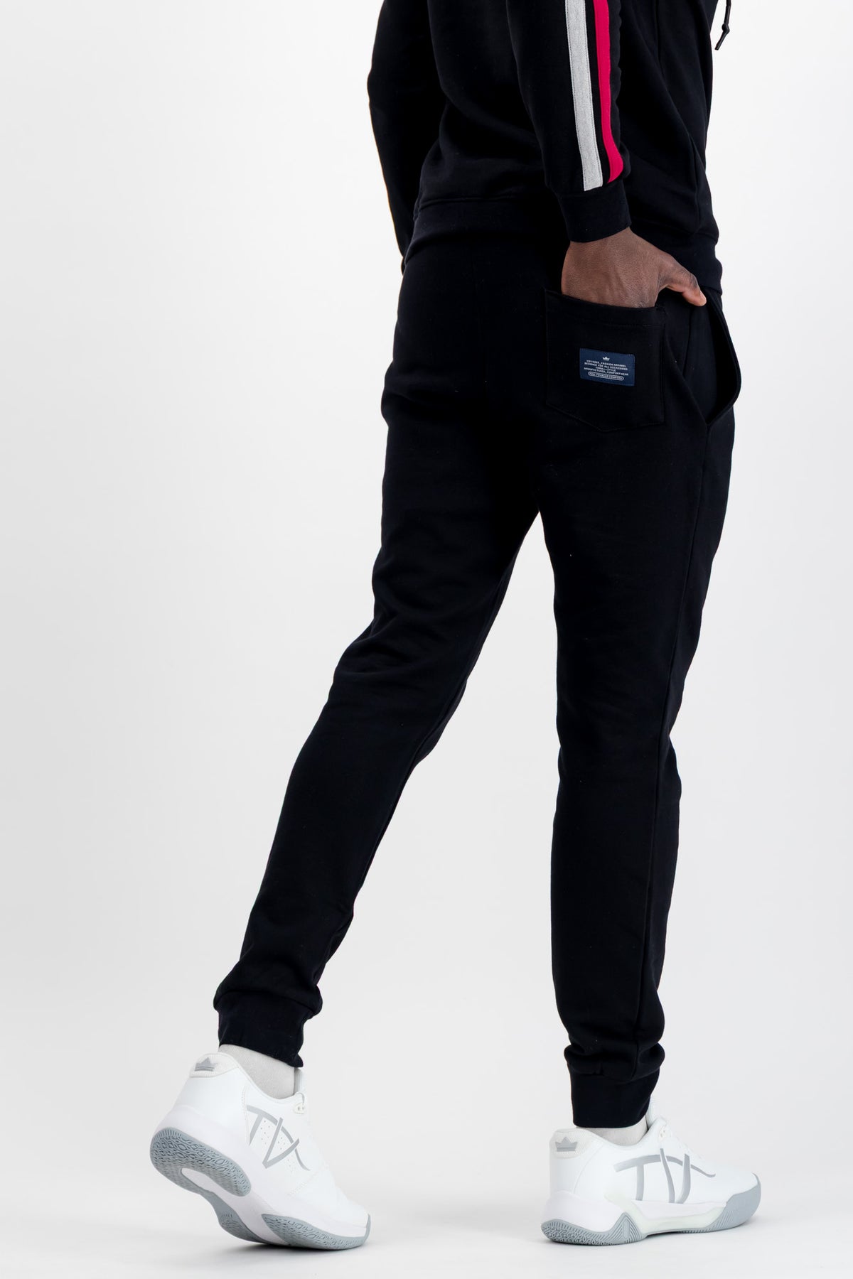 Tom Voyager Monaco Tracksuit Pants — Cotton Navy Stripe