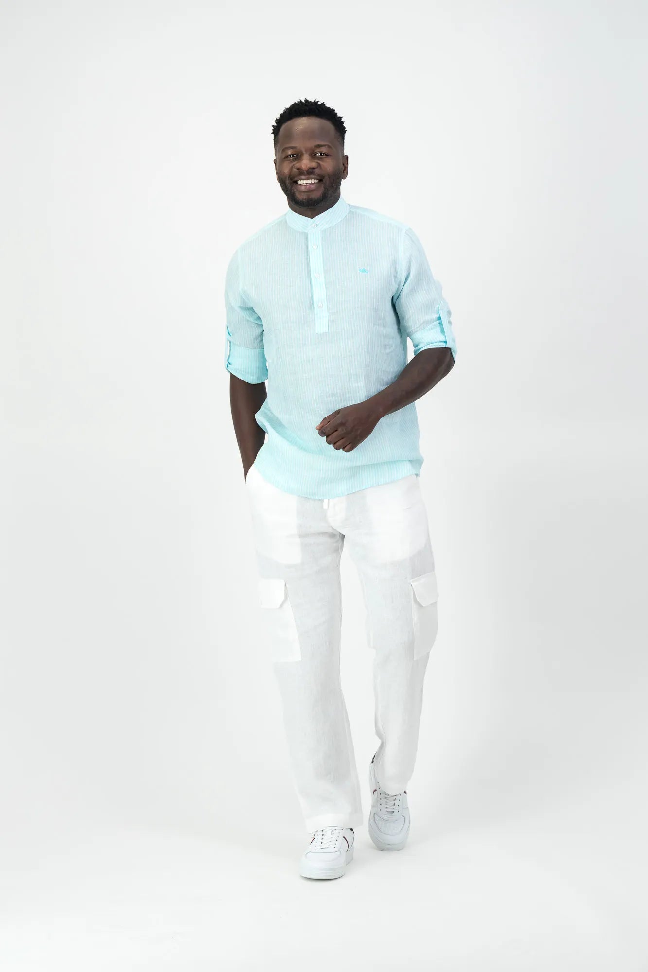 Rhodes Striped Shirt - Mint