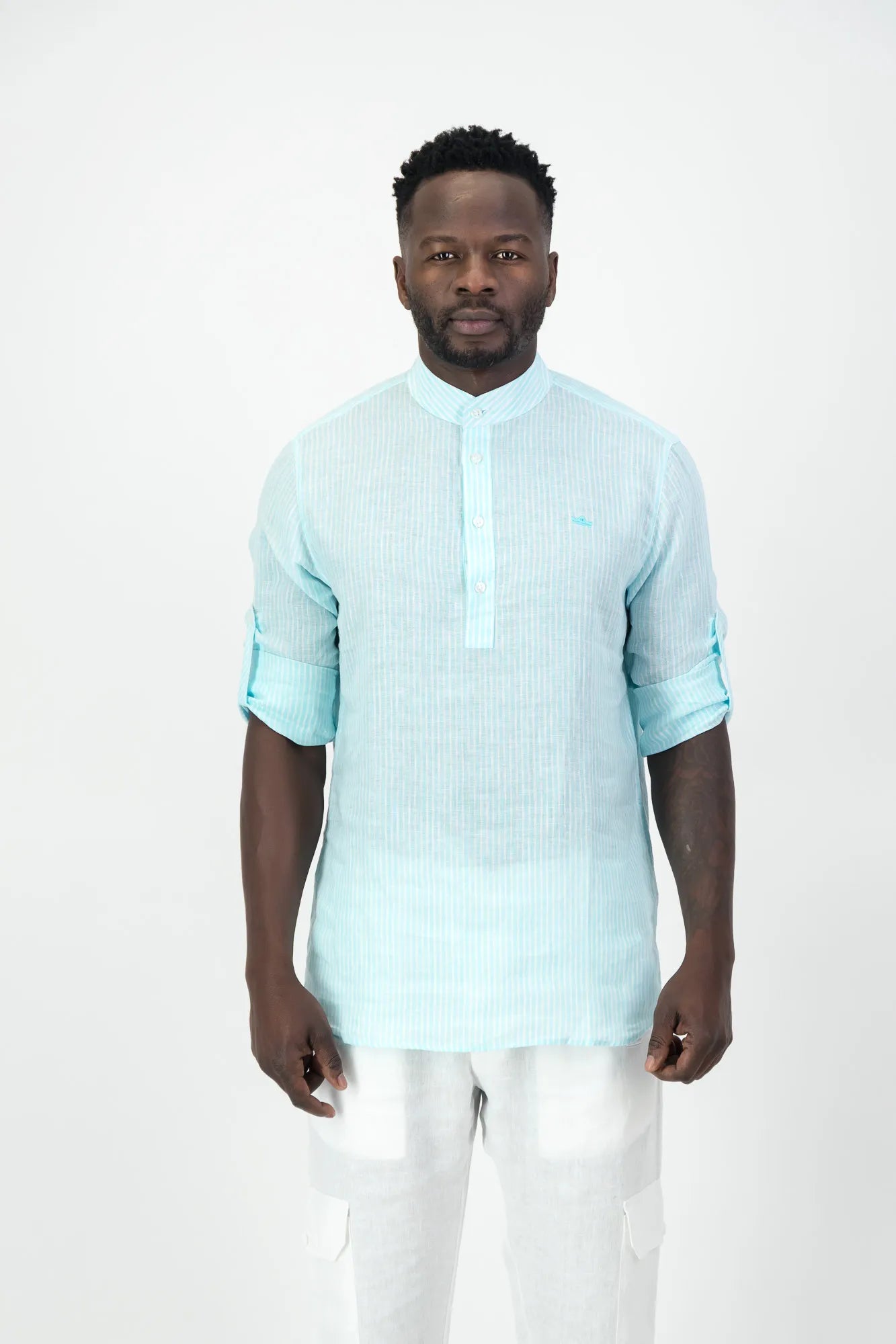 Rhodes Striped Shirt - Mint