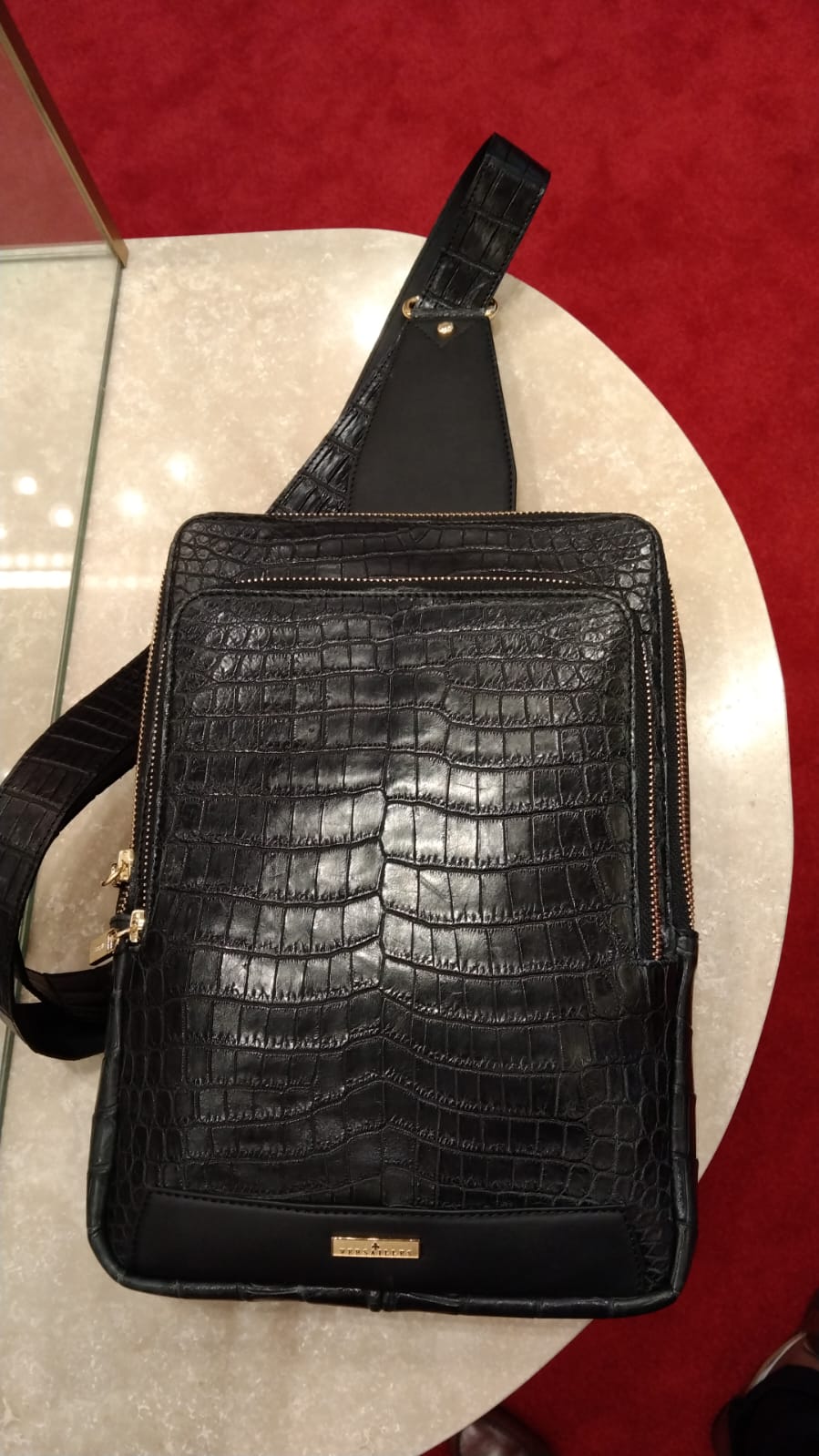 Monarque Crocodile Crossbody