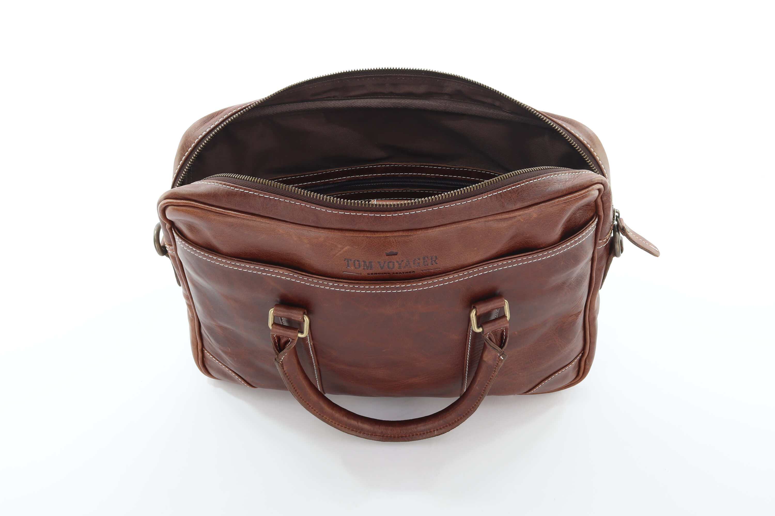 Hayden Leather Bag - Dark Brown