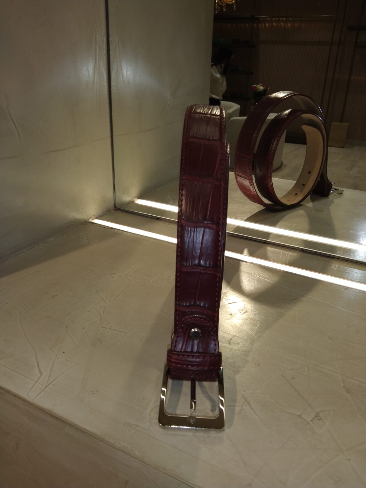 Men's Guerre Crocodile Belt