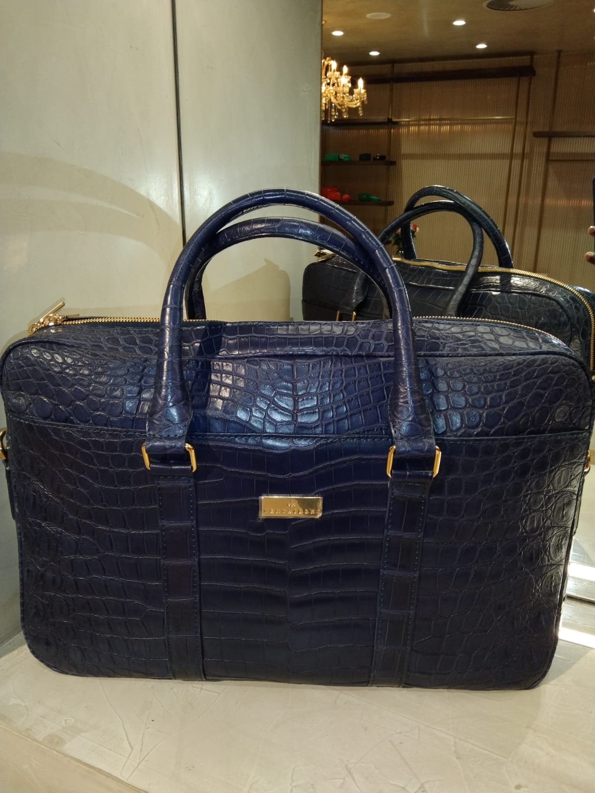Crocodile Hayden Leather Bag