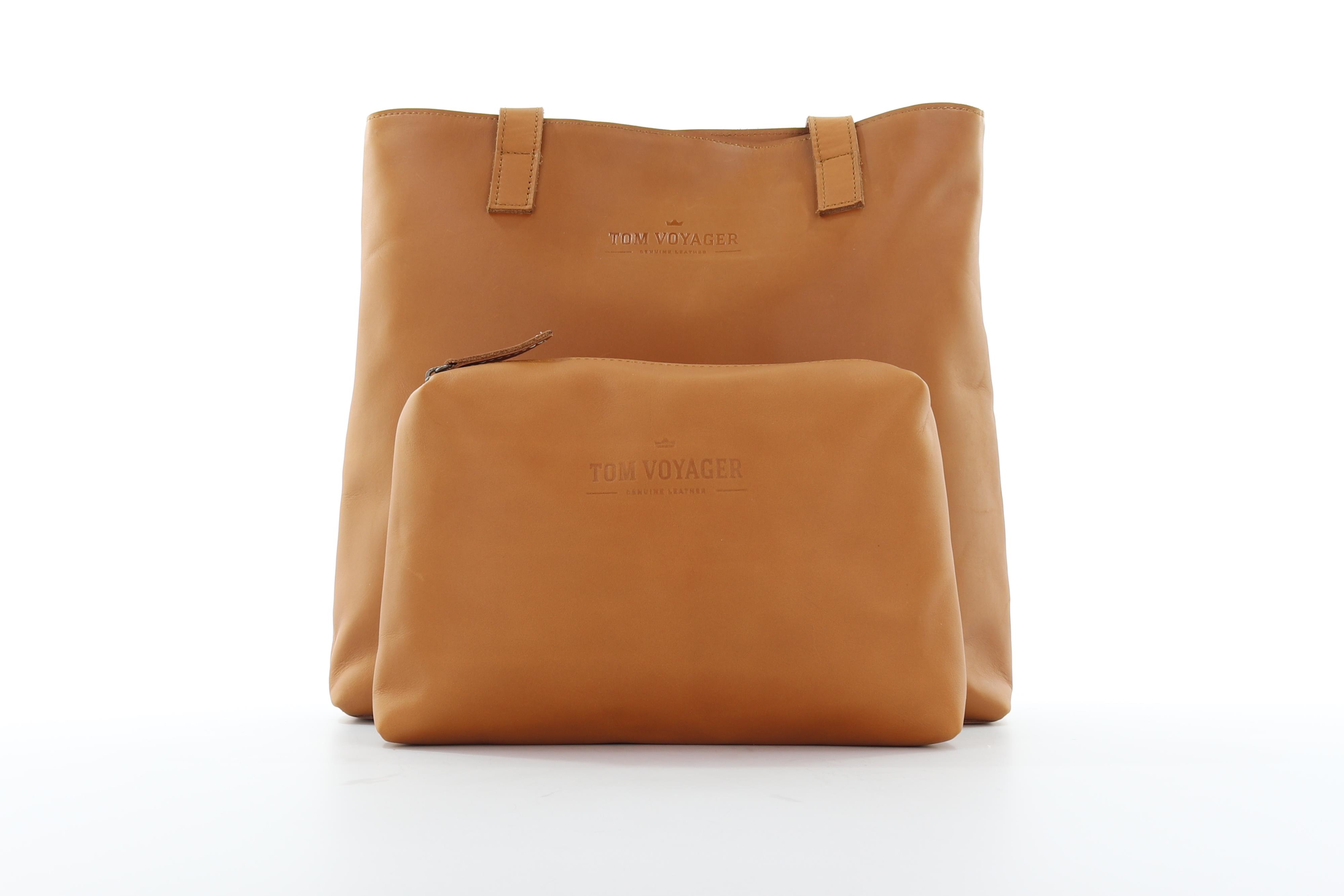 Sac shopping Emily en cuir véritable