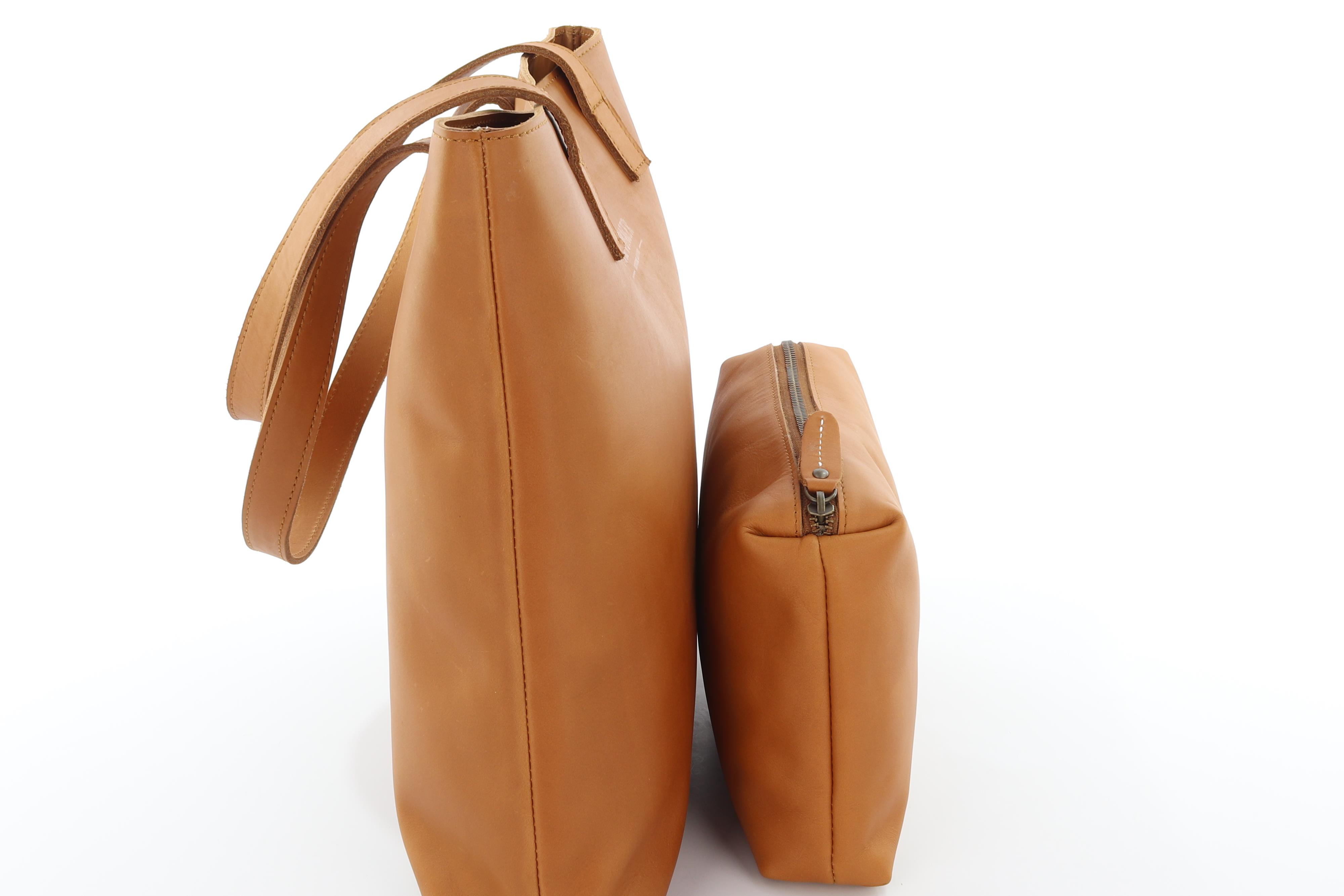 Sac shopping Emily en cuir véritable